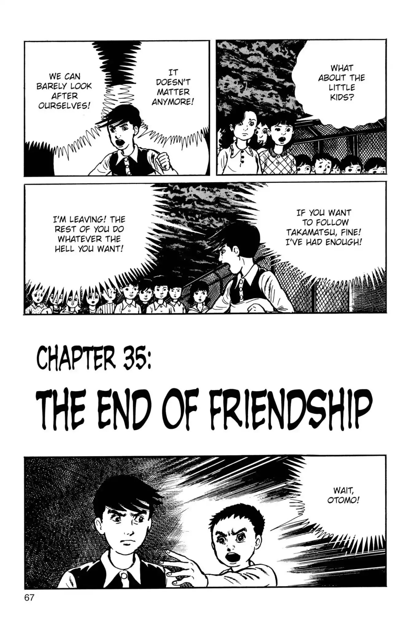 Drifting Classroom - Chapter 35: The End Of Friendship