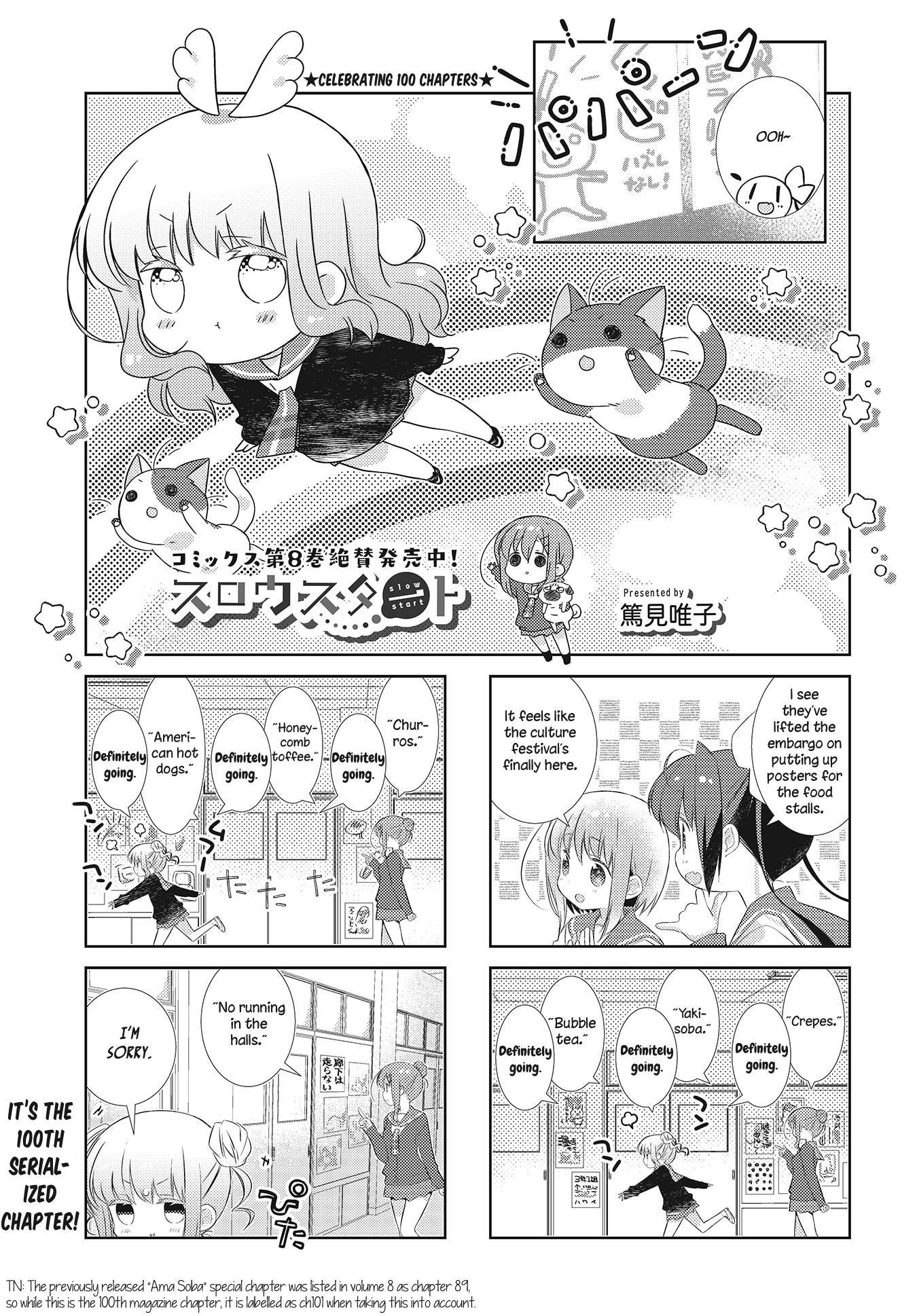 Slow Start (Tokumi Yuiko) - Chapter 101