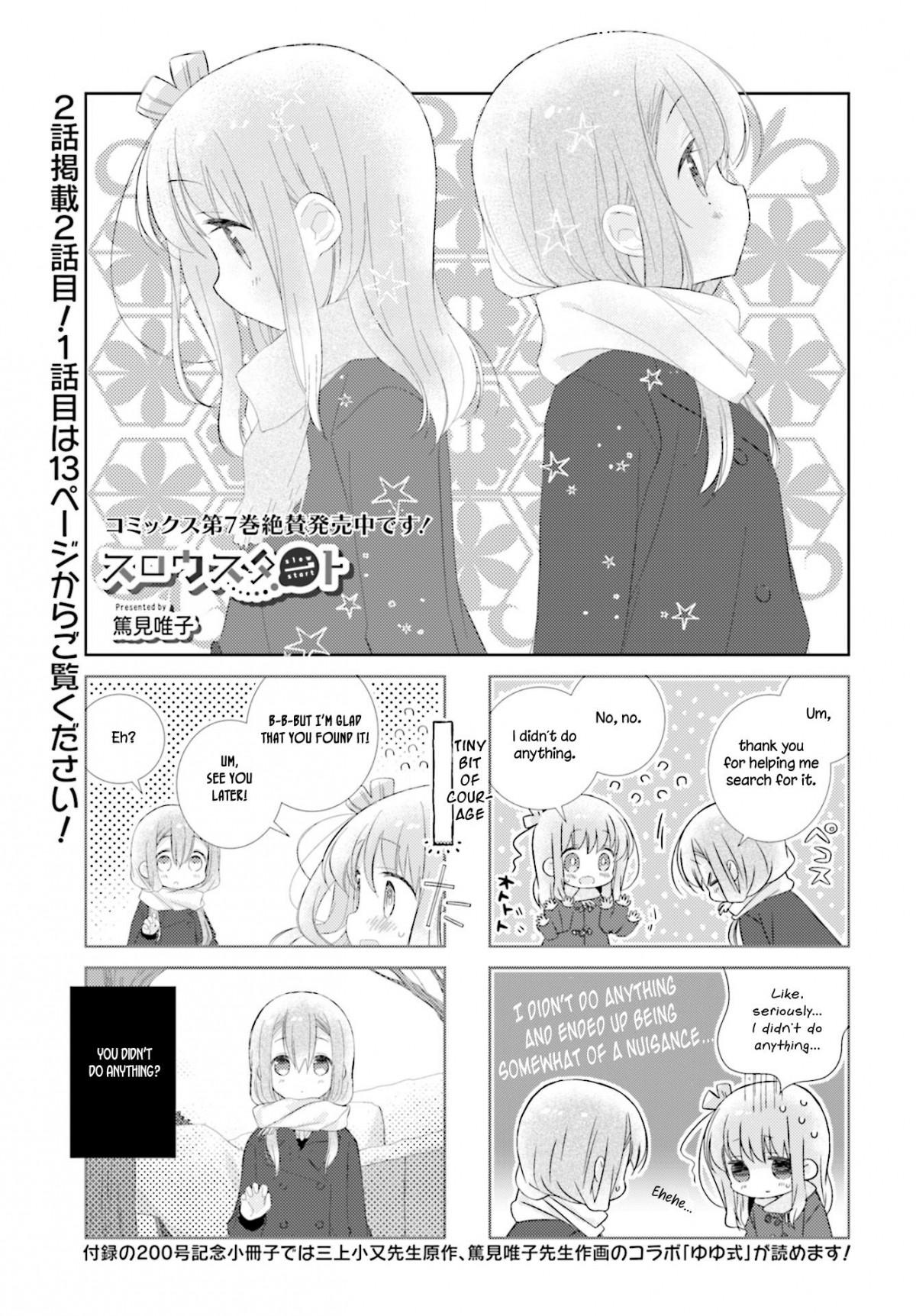 Slow Start (Tokumi Yuiko) - Chapter 95