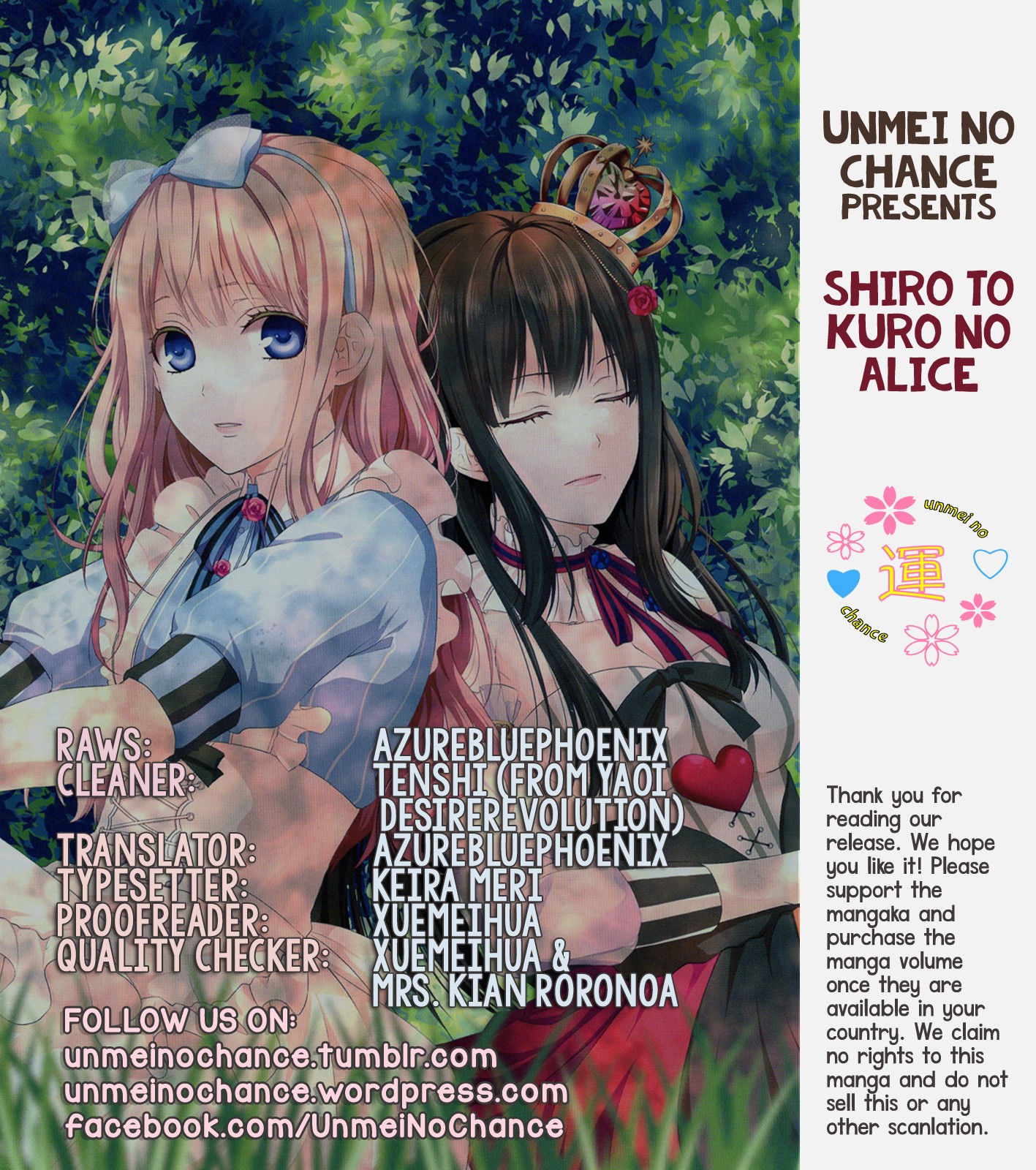 Shiro To Kuro No Alice - Chapter 6