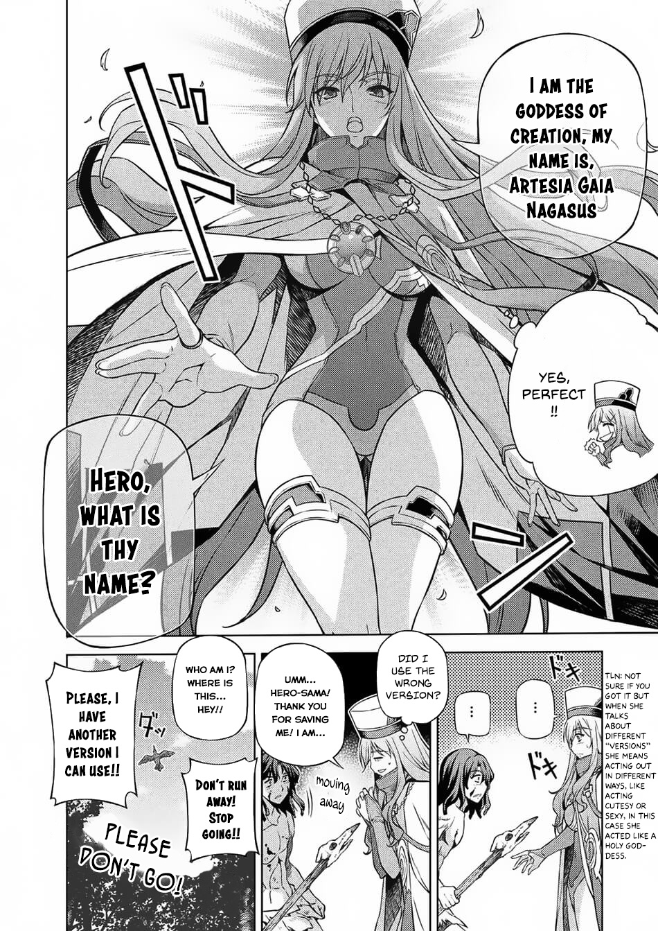 Ponkotsu Megami No Isekai Sousei-Roku - Chapter 1.1: A Disappointing Goddess’ Genesis Of Another Universe