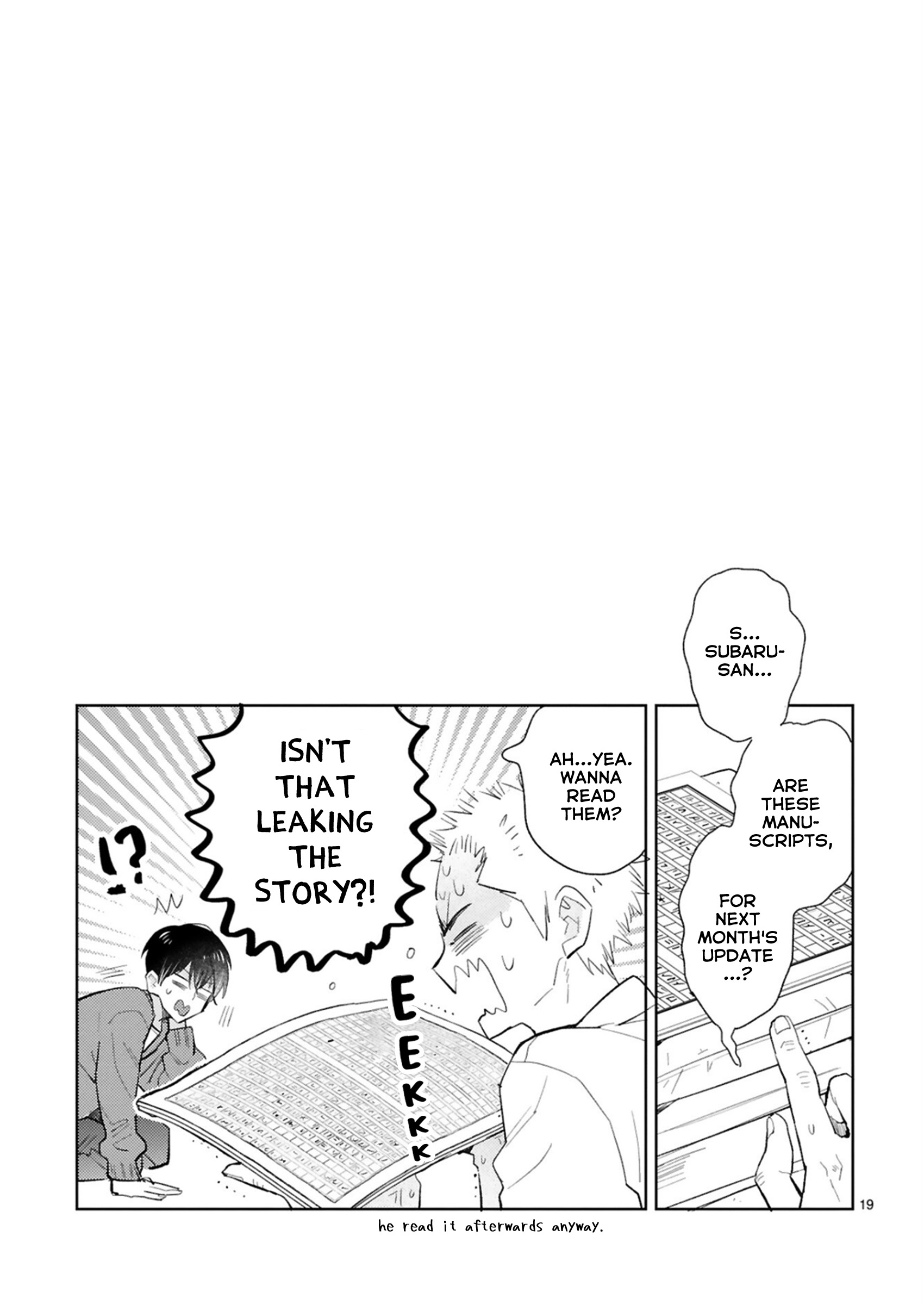 Doukyonin Wa Hiza, Tokidoki, Atama No Ue. - Vol.8 Chapter 24.1: Snuggling With You [Subaru Edition]