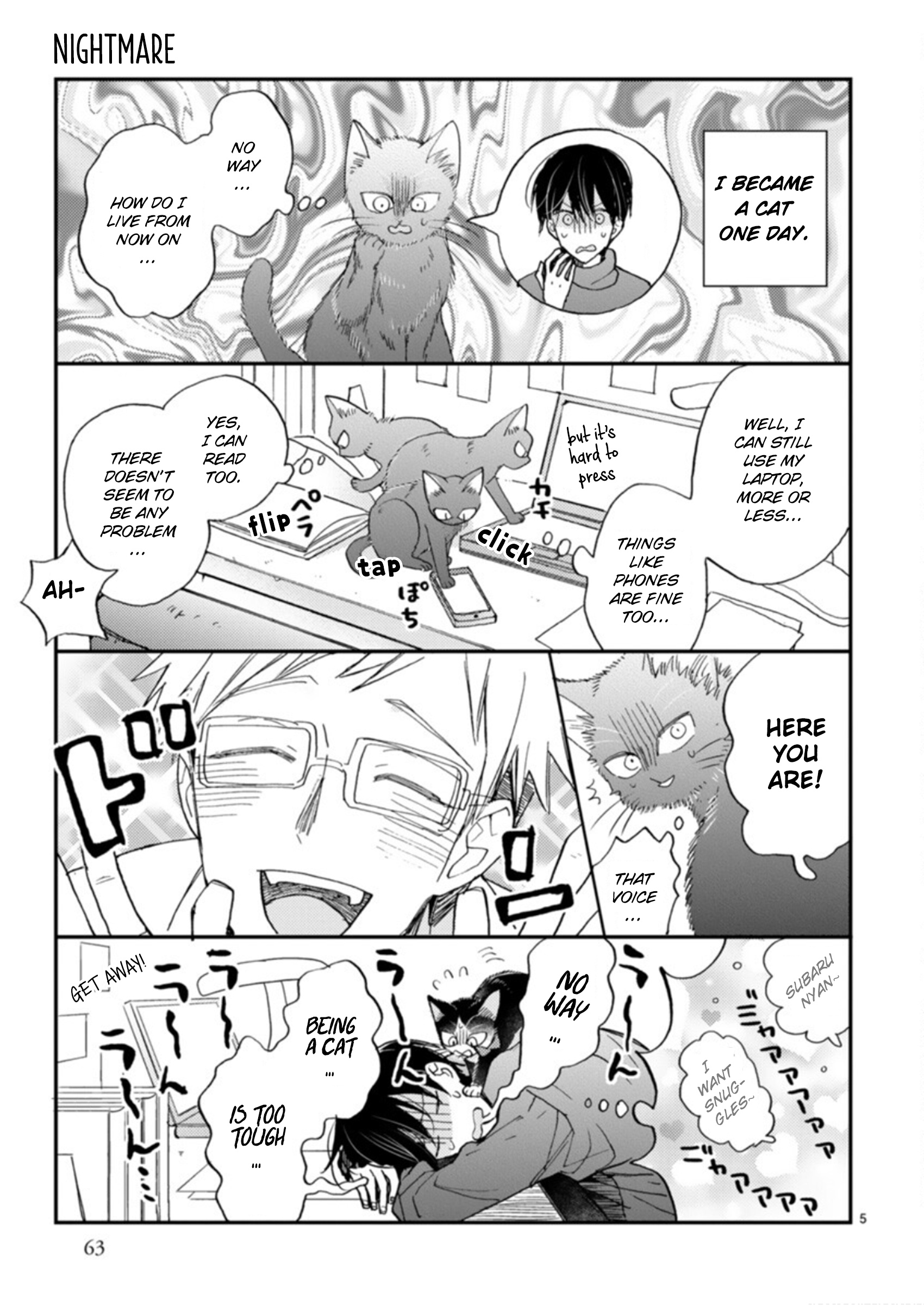 Doukyonin Wa Hiza, Tokidoki, Atama No Ue. - Vol.6 Chapter 18.4: Neko Day [4-Koma]