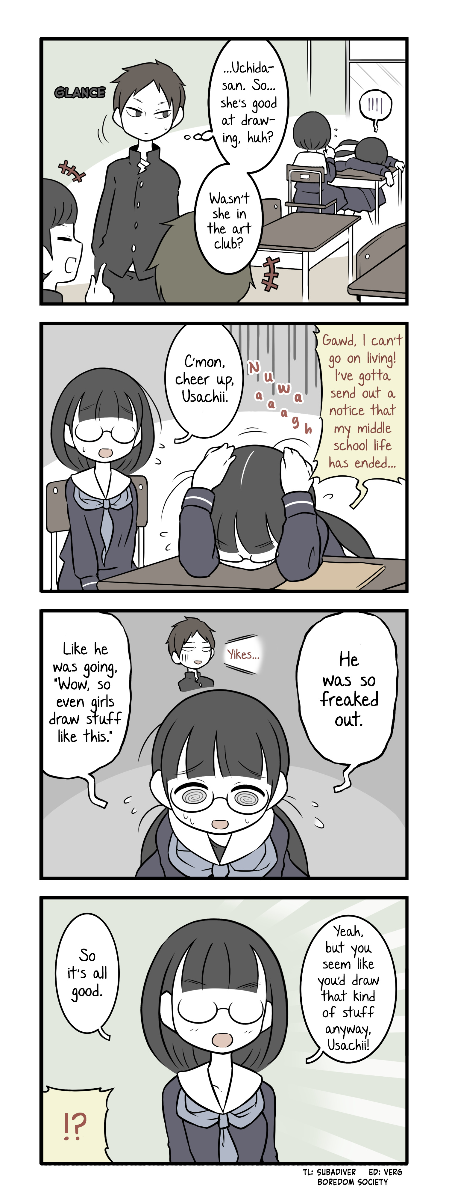 Bijutsubu Girl - Chapter 4: An Art Club Girl Who Isn't Able To Provide Support