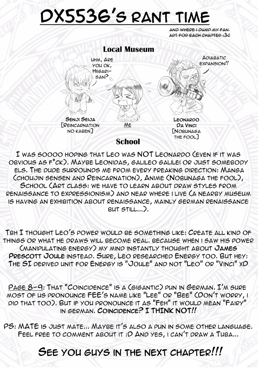 Choujin Sensen - Chapter 27 : Uomo Universale (Universal Genius)