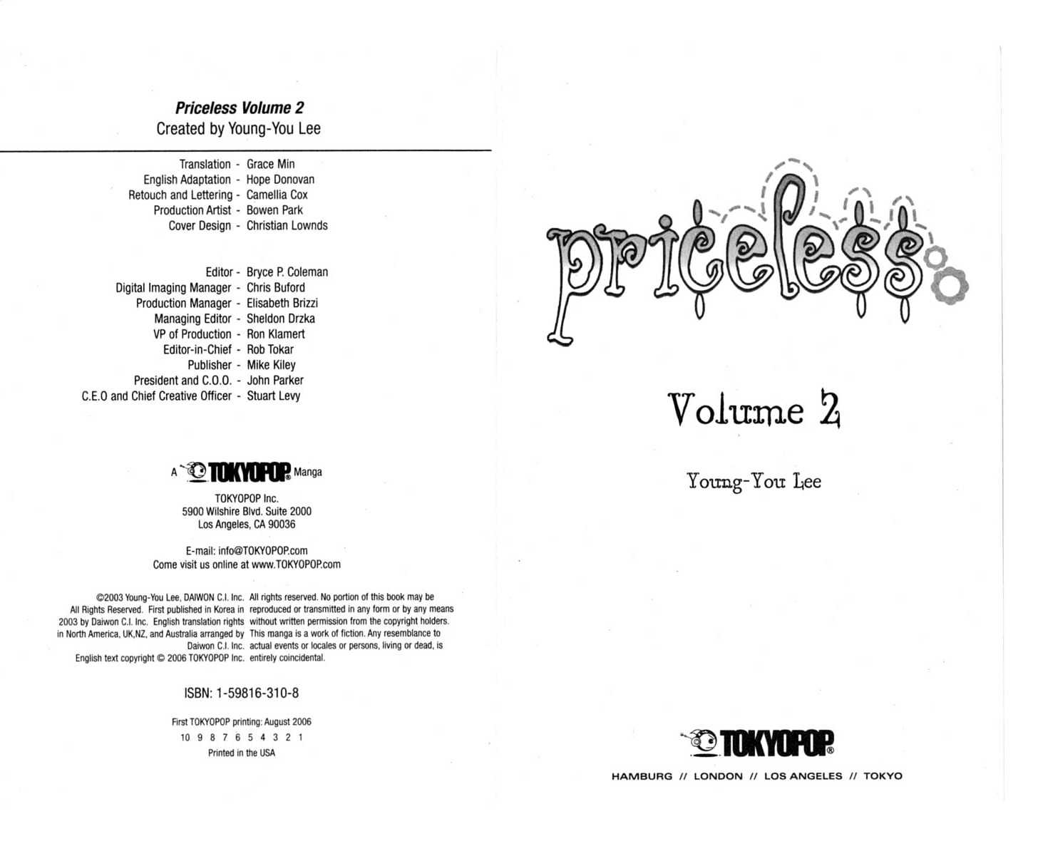 Priceless - Vol.02 Chapter 0