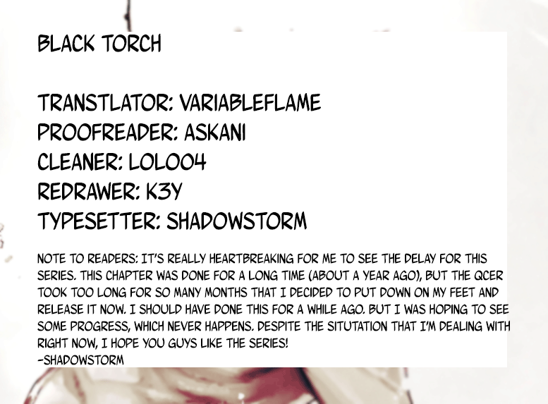 Black Torch - Chapter 13: One