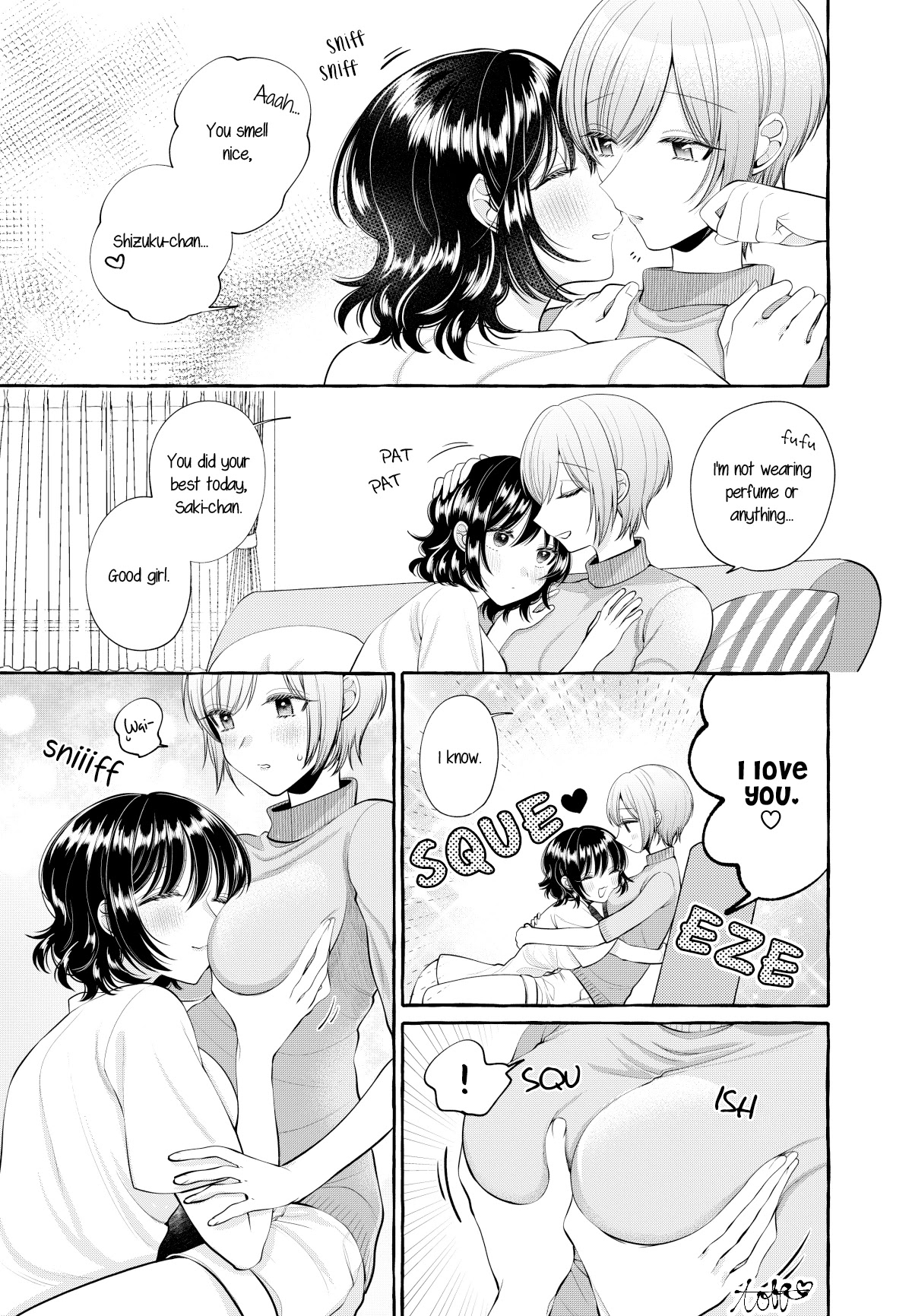 I'll Cheer On My Yuri Onee-Chan - Chapter 6.7: Extra: Living Together As Adults - Boobs Day