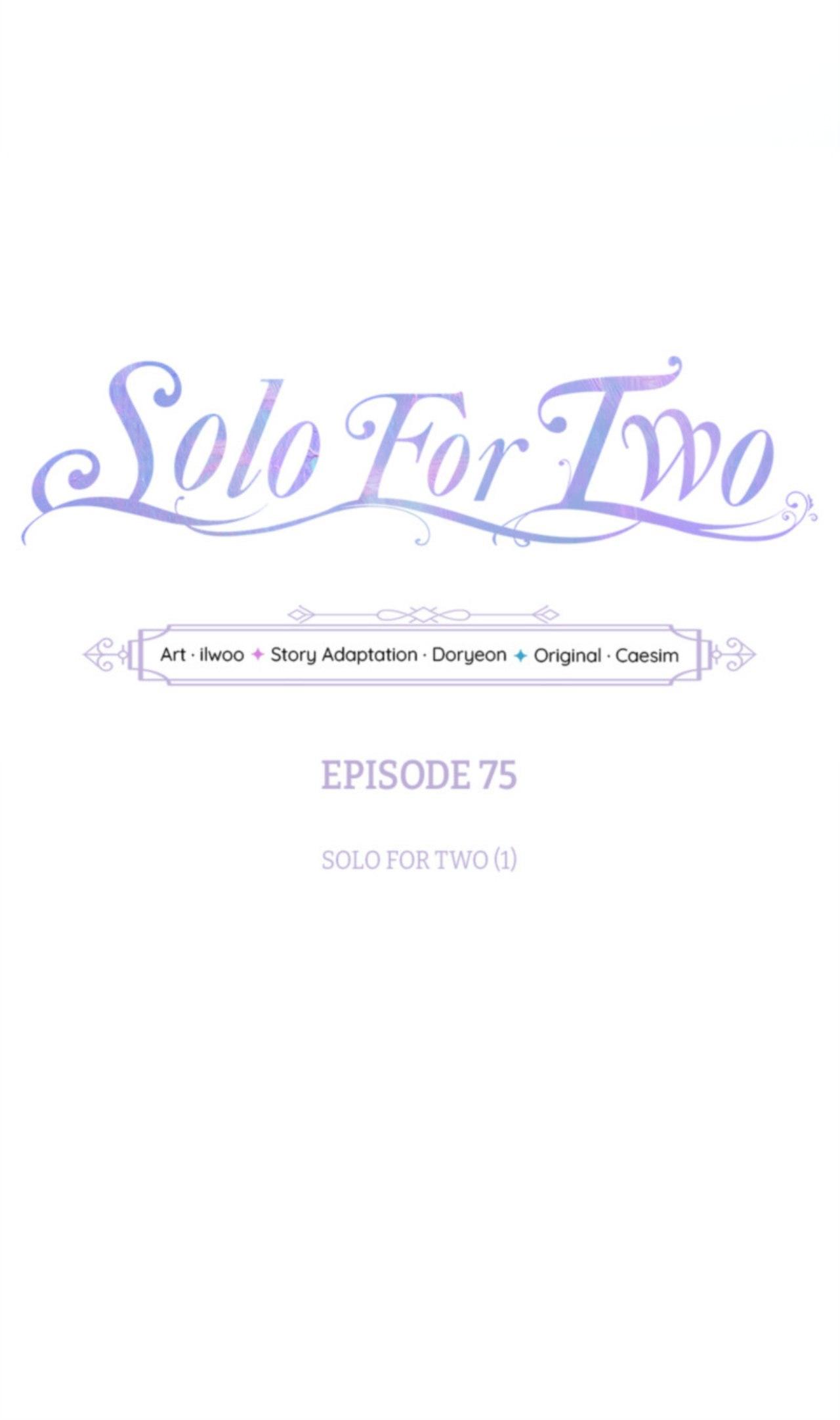 Solo For Two - Chapter 75