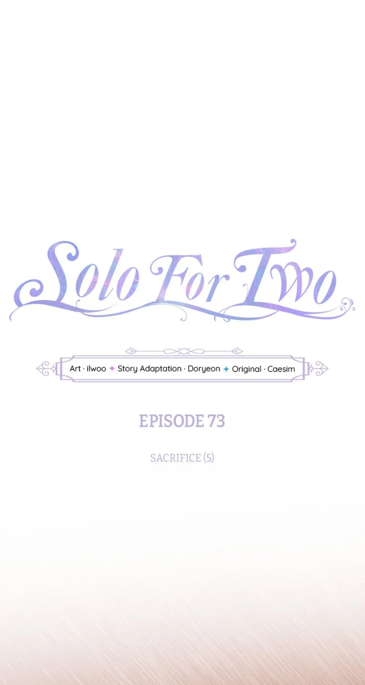 Solo For Two - Chapter 73