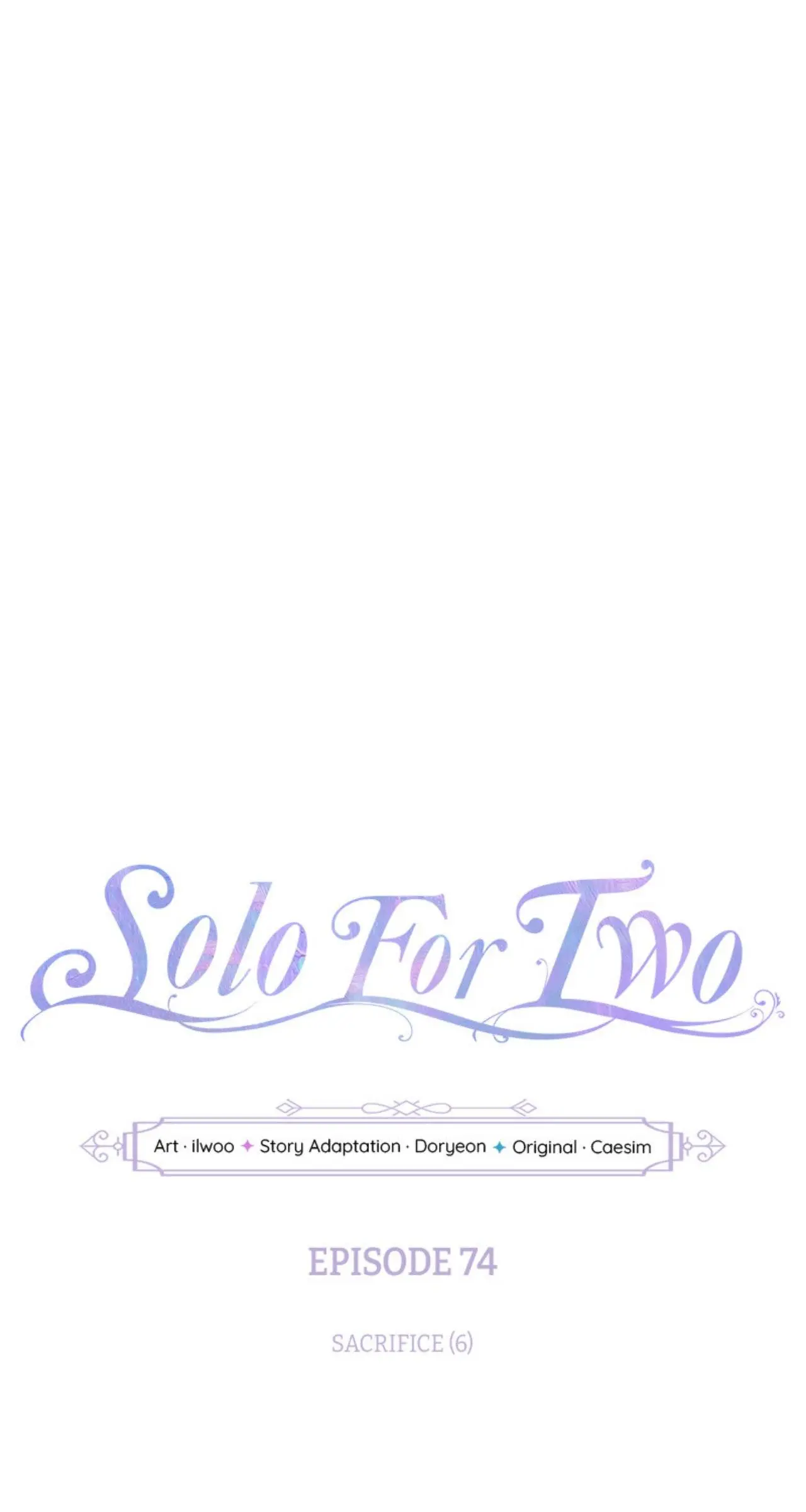 Solo For Two - Chapter 74