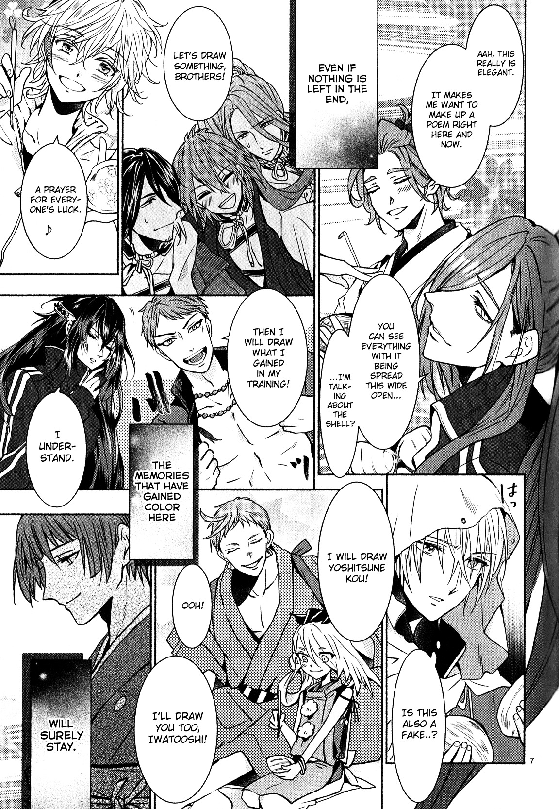 Touken Ranbu Anthology ~ Hibana Mae, Touken Danshi ~ - Vol.1 Chapter 3 : Matching Game / Tanaka Tetete