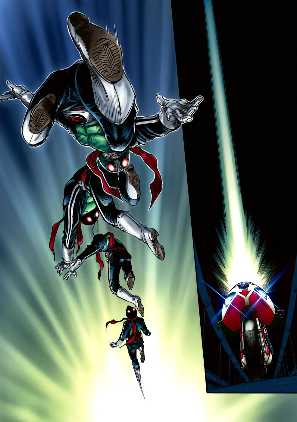 Shin Kamen Rider Spirits (Special Edition)-Color - Vol.3 Chapter 1: Skyscraper's Gale (Colorized Version)