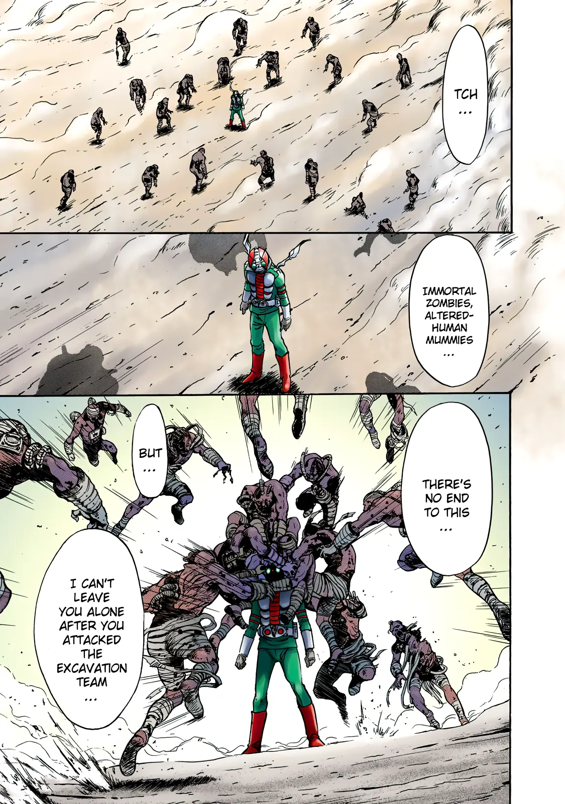 Shin Kamen Rider Spirits (Special Edition)-Color - Vol.5 Chapter 3: Pride Of Hot Sand (Colorized Version)