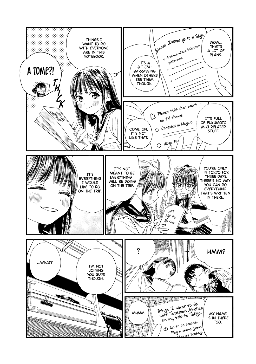 Akebi-Chan No Sailor Fuku - Vol.6 Chapter 34: Everything I Would Like To Do