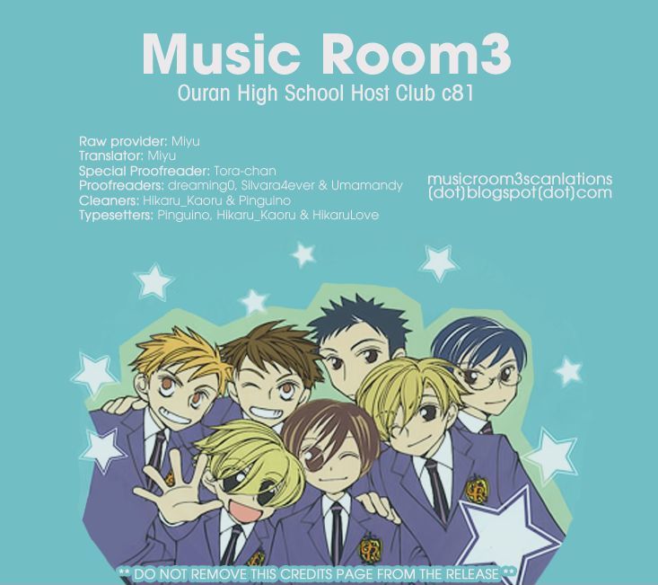 Ouran High School Host Club - Vol.18 Chapter 81