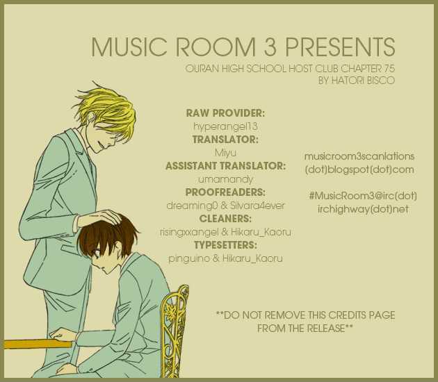 Ouran High School Host Club - Vol.16 Chapter 75