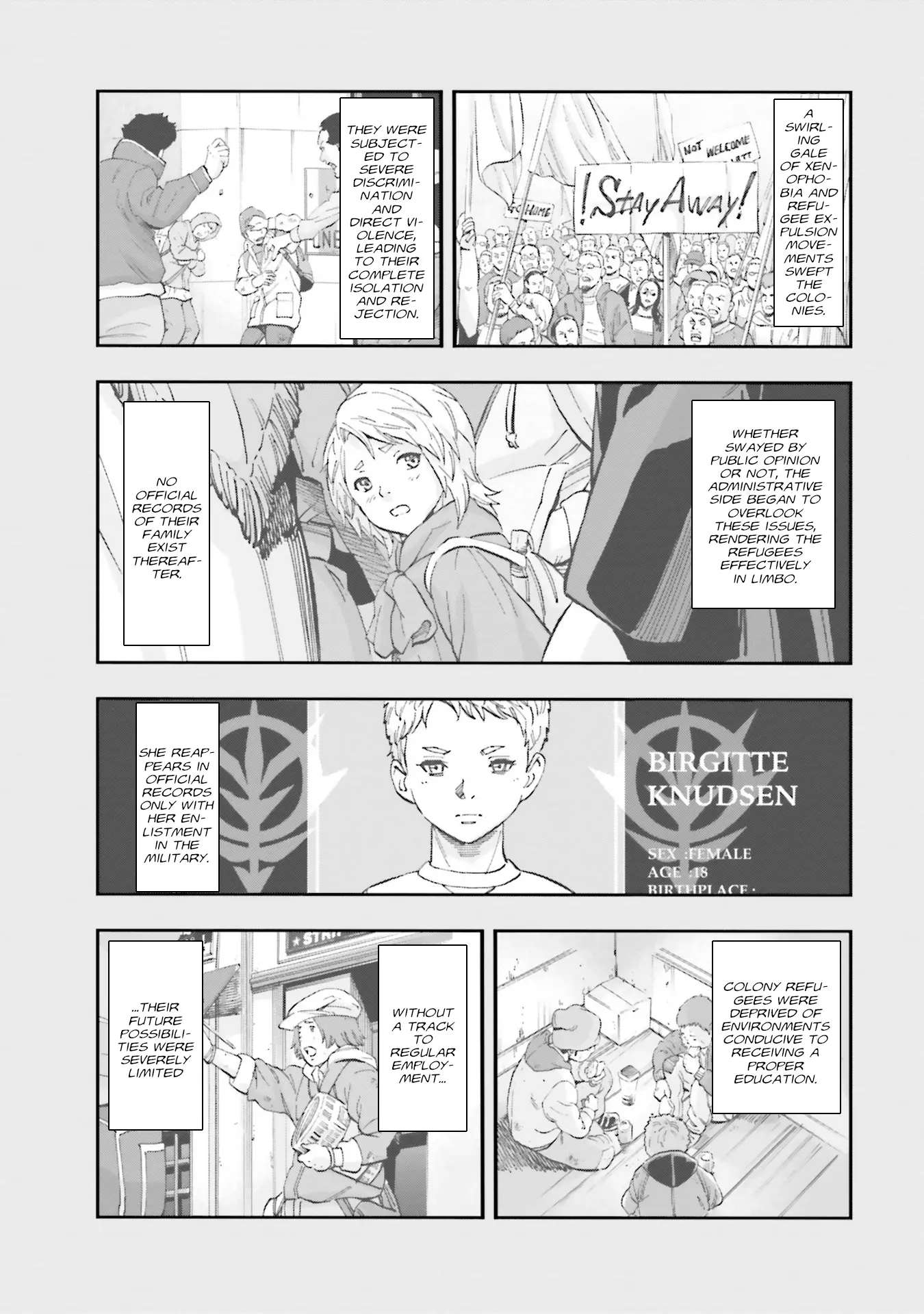 Kidou Senshi Gundam Nt (Narrative) - Vol.5 Chapter 17: Colony Refugee