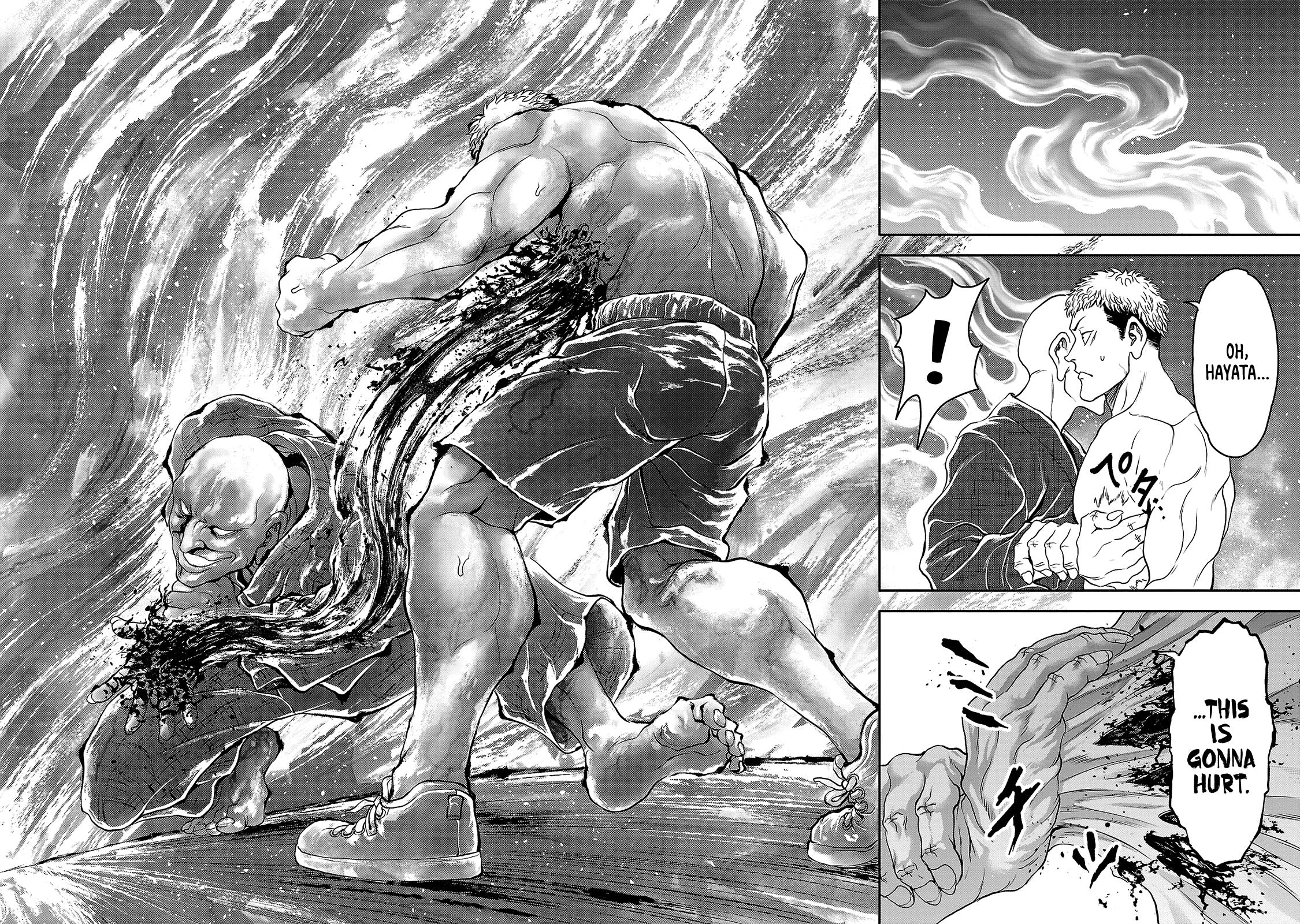 Yuenchi – Baki Gaiden Manga - Vol.3 Chapter 13: The Mysterious Bald Man, Kanno Jin