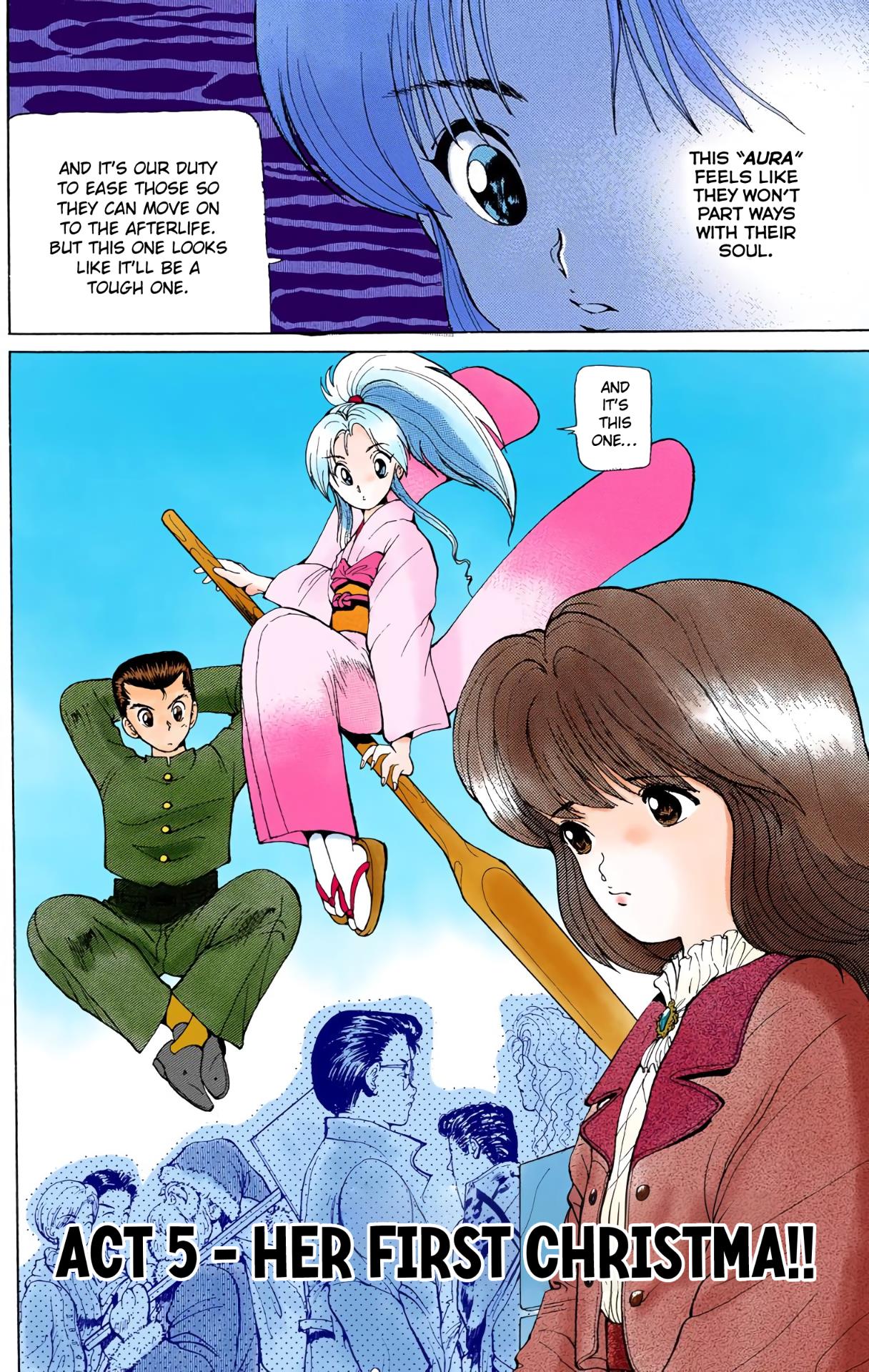 Yu Yu Hakusho - Digital Colored Comics - Vol.1 Chapter 5: Her First Christmas!!