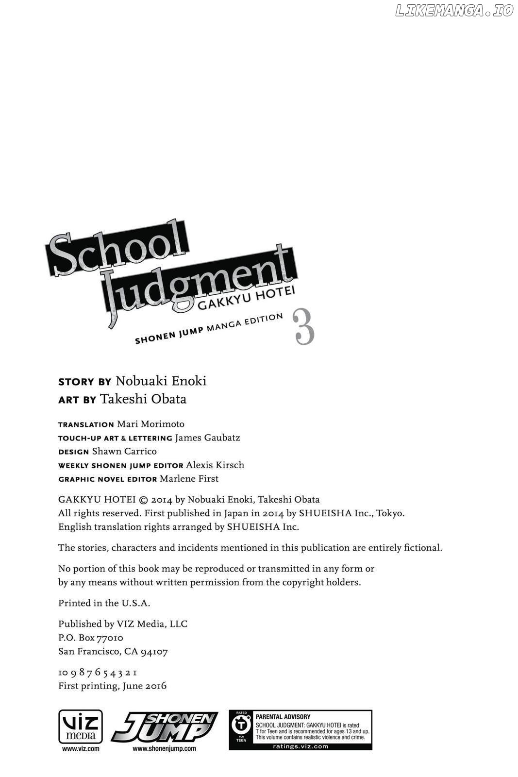 School Judgement - Chapter 3