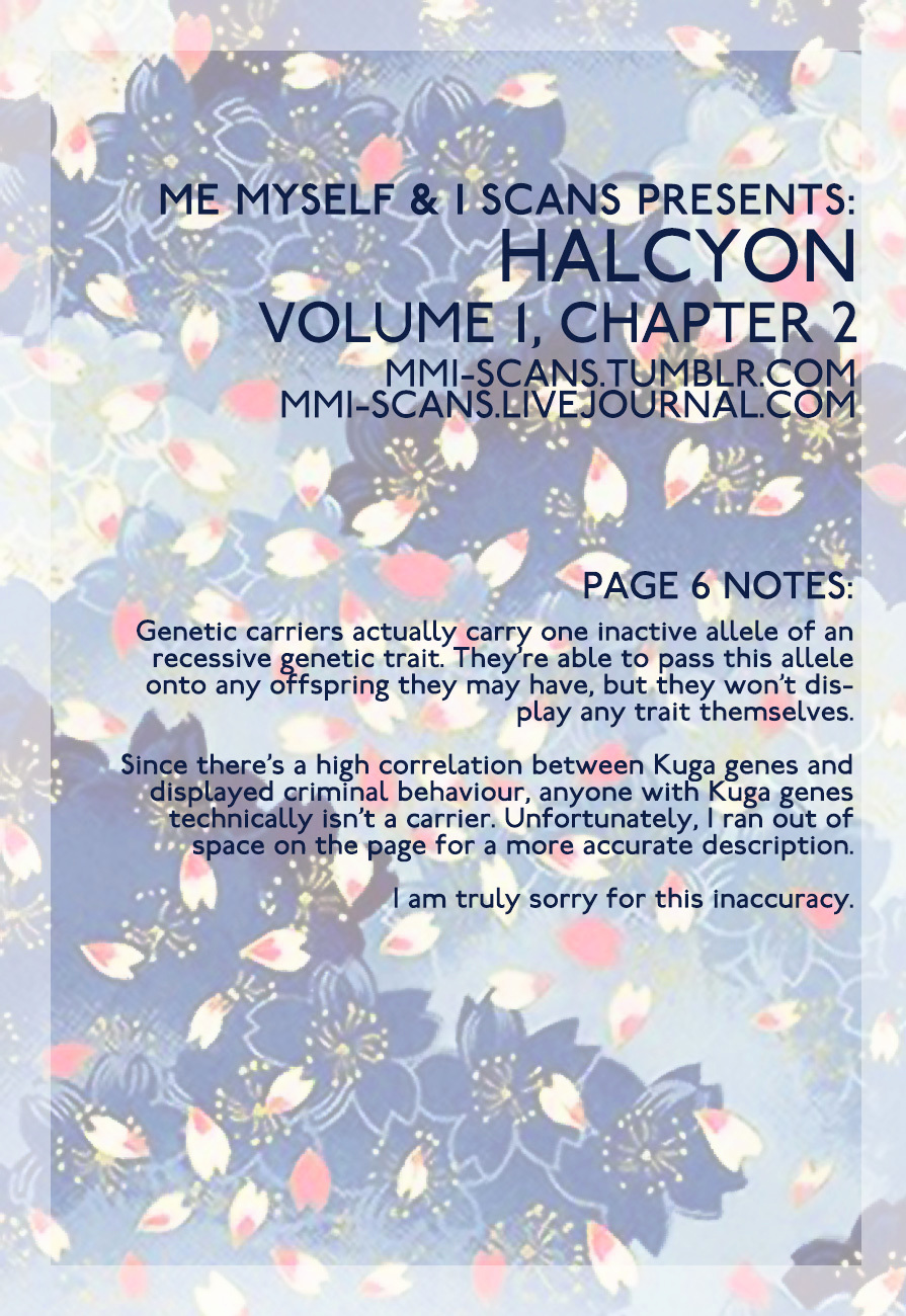 Halcyon - Vol.1 Chapter 2 : Case 02