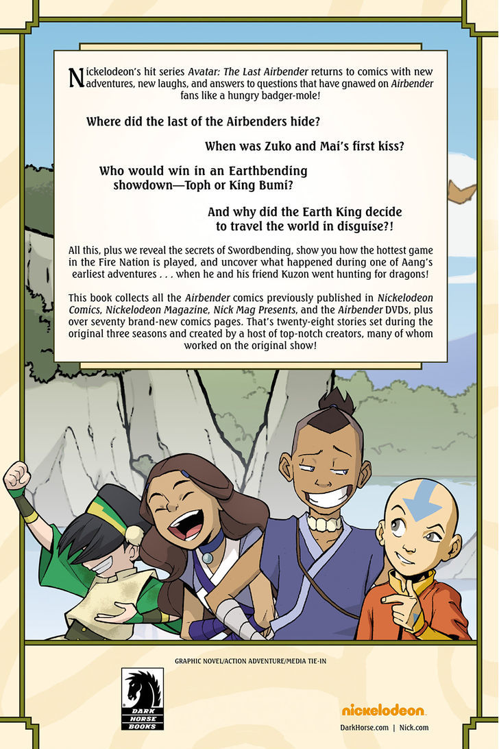 Avatar: The Last Airbender - The Lost Adventures - Chapter 4 : Bonus Stories