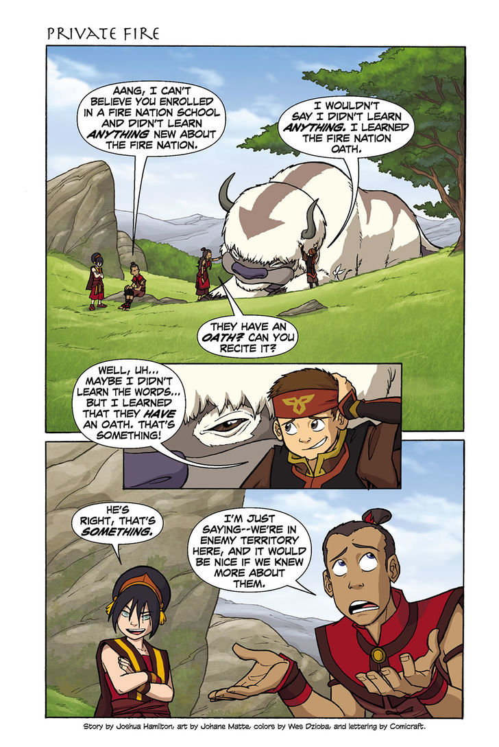 Avatar: The Last Airbender - The Lost Adventures - Chapter 003 : Book Three: Fire