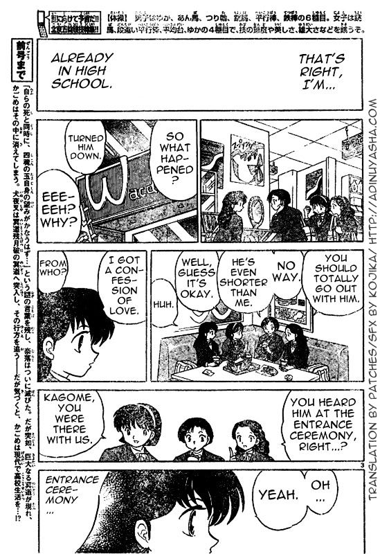 Inuyasha - Vol.56 Chapter 554 : High School Life