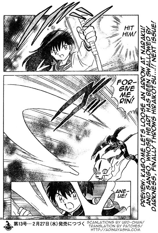 Inuyasha - Vol.55 Chapter 542 : Swallowed Light