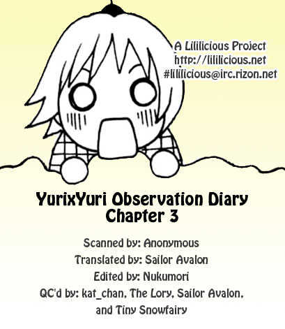 Yurixyuri Observation Diary - Vol.1 Chapter 3