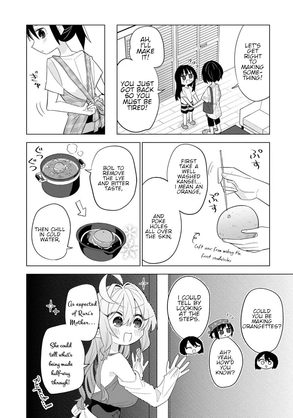 Sweets, Elf, And A High School Girl - Vol.3 Chapter 12: Kansei Orangettes