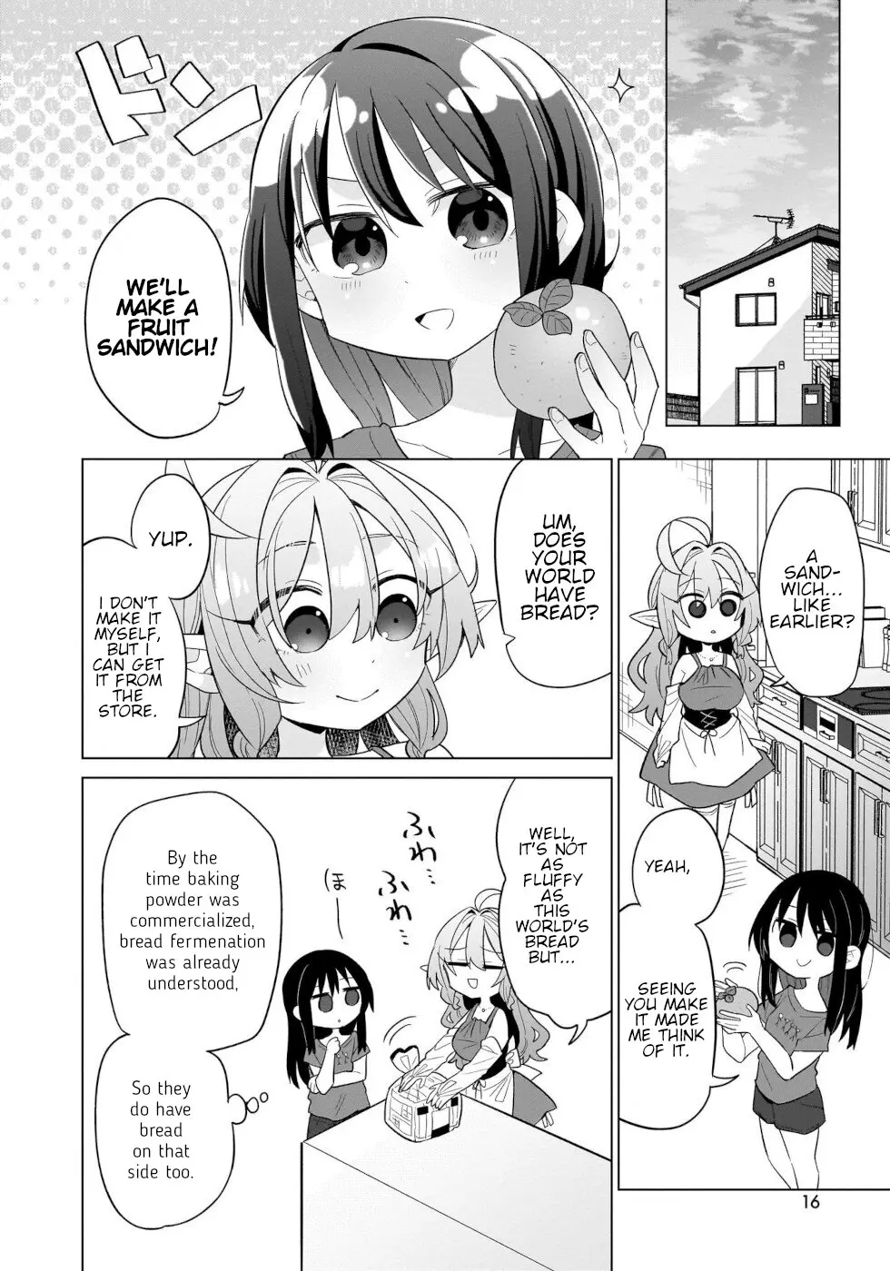 Sweets, Elf, And A High School Girl - Vol.3 Chapter 11: Kansei Fruit Sandwich