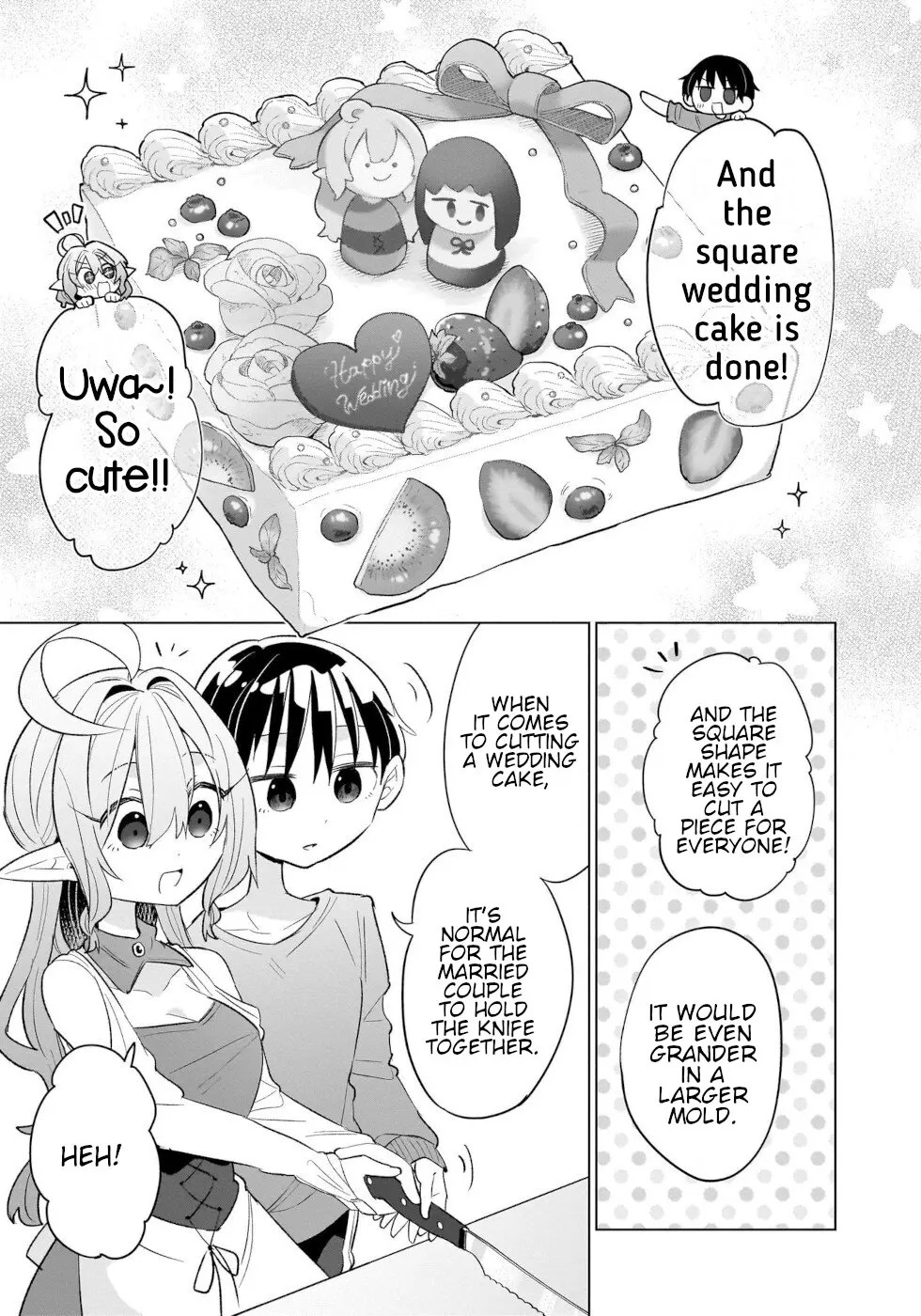 Sweets, Elf, And A High School Girl - Vol.3 Chapter 16: The Dream Wedding Cake