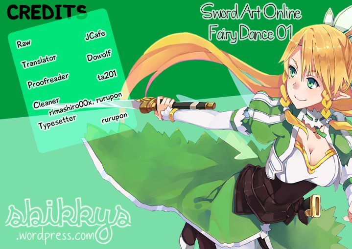 Sword Art Online - Fairy Dance - Vol.1 Chapter 1