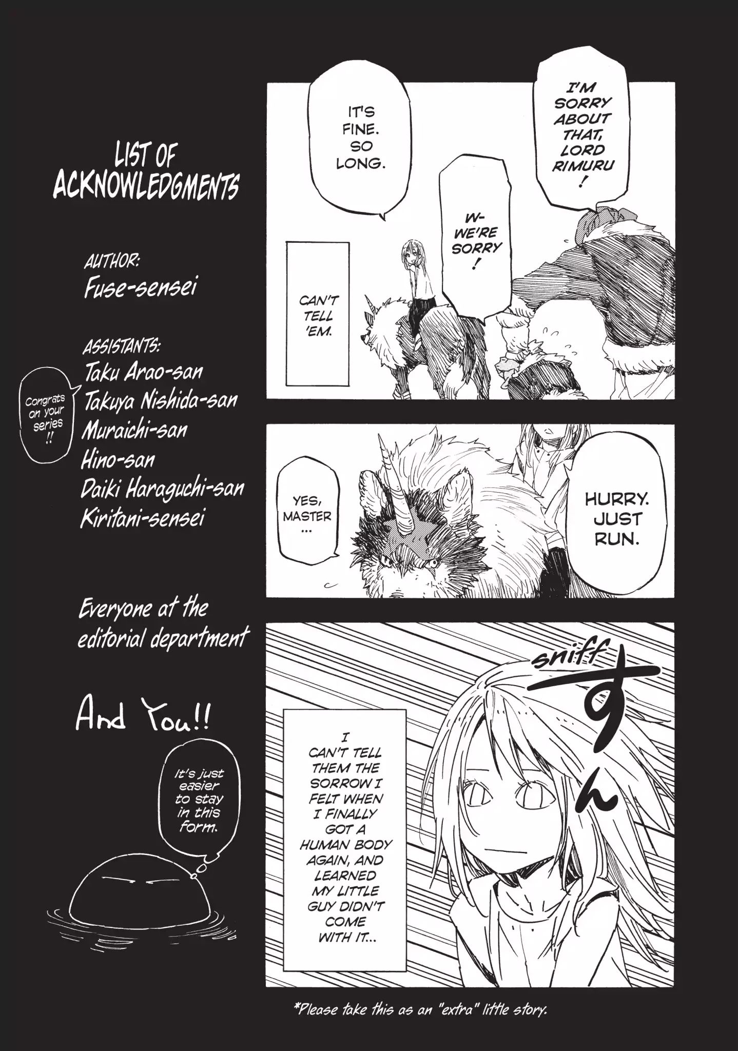 Tensei Shitara Slime Datta Ken - Vol.2 Bonus Short Story: Veldora's Slime Observation Journal