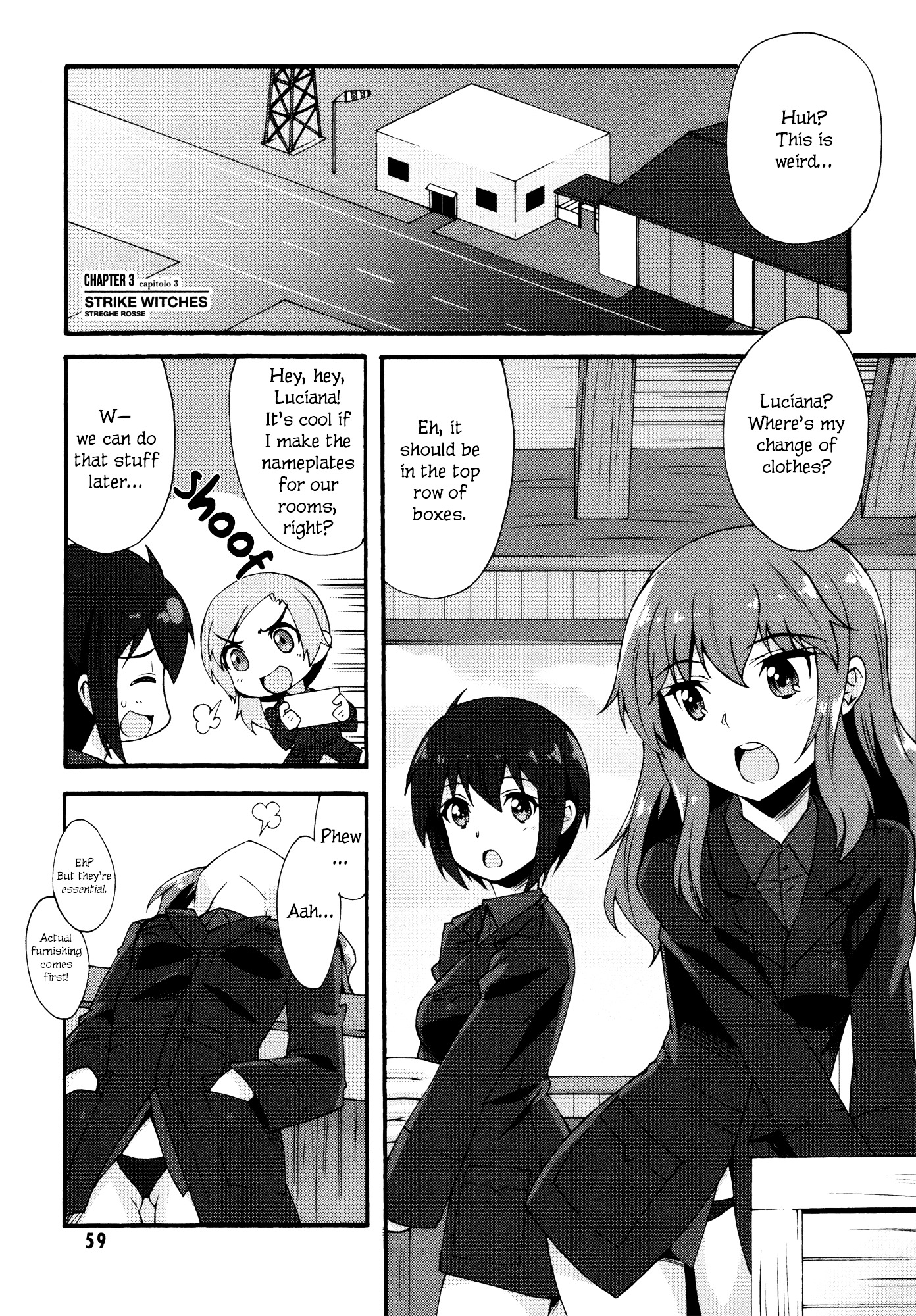 Strike Witches - Kurenai No Majotachi - Vol.1 Chapter 3 : Don (Middle Part)