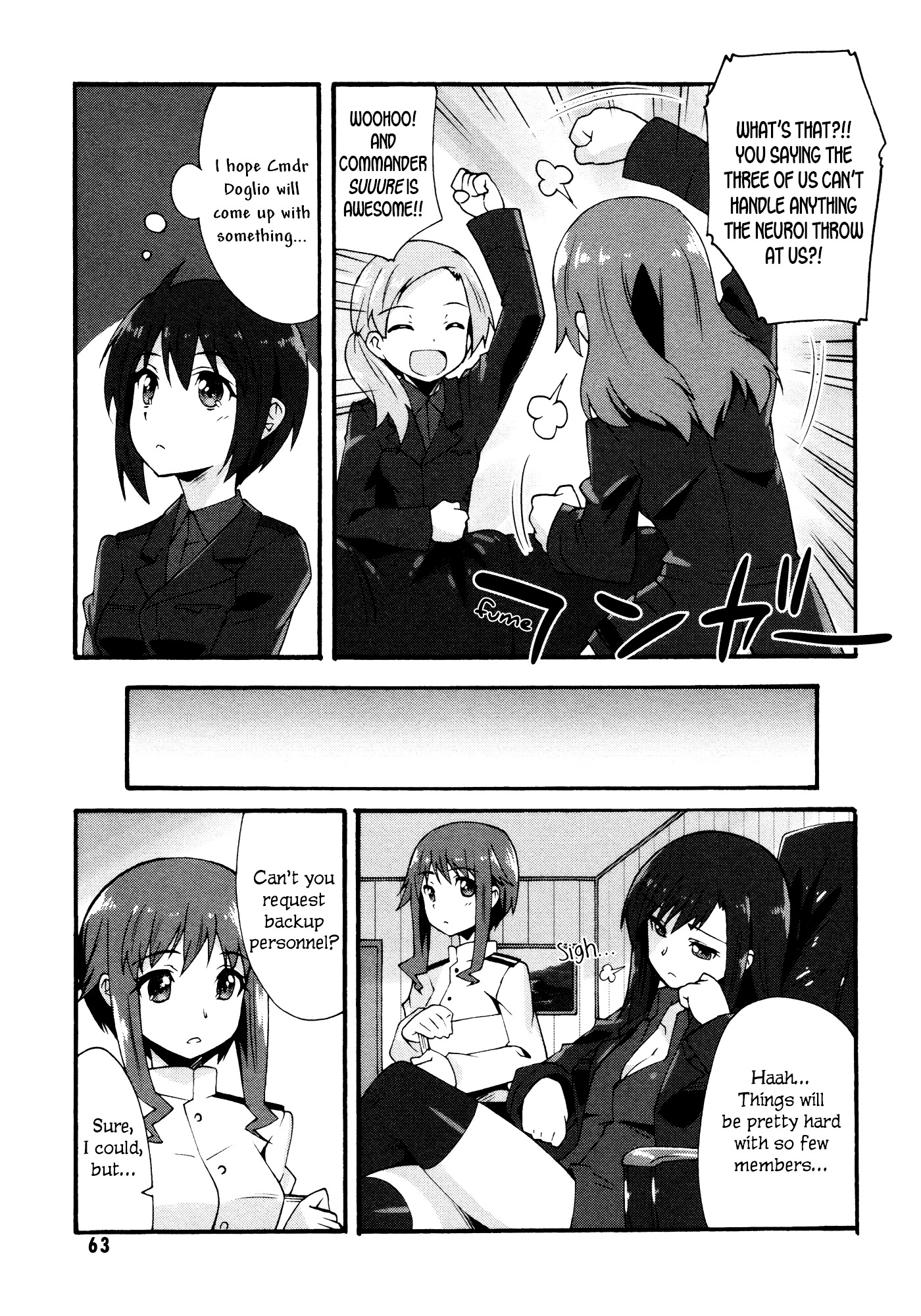 Strike Witches - Kurenai No Majotachi - Vol.1 Chapter 3 : Don (Middle Part)