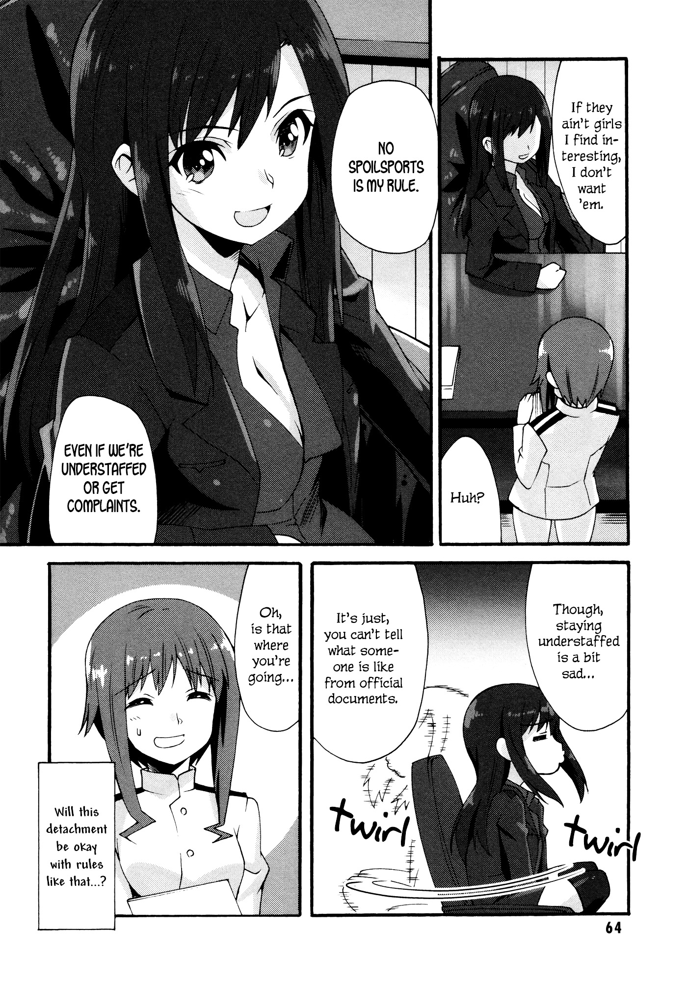 Strike Witches - Kurenai No Majotachi - Vol.1 Chapter 3 : Don (Middle Part)