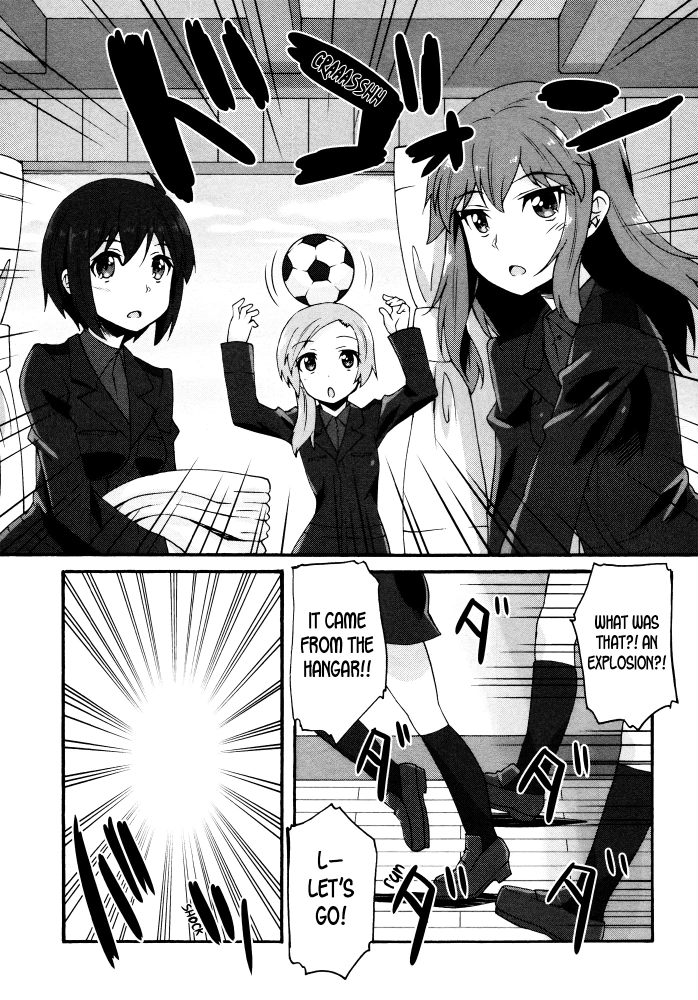 Strike Witches - Kurenai No Majotachi - Vol.1 Chapter 3 : Don (Middle Part)