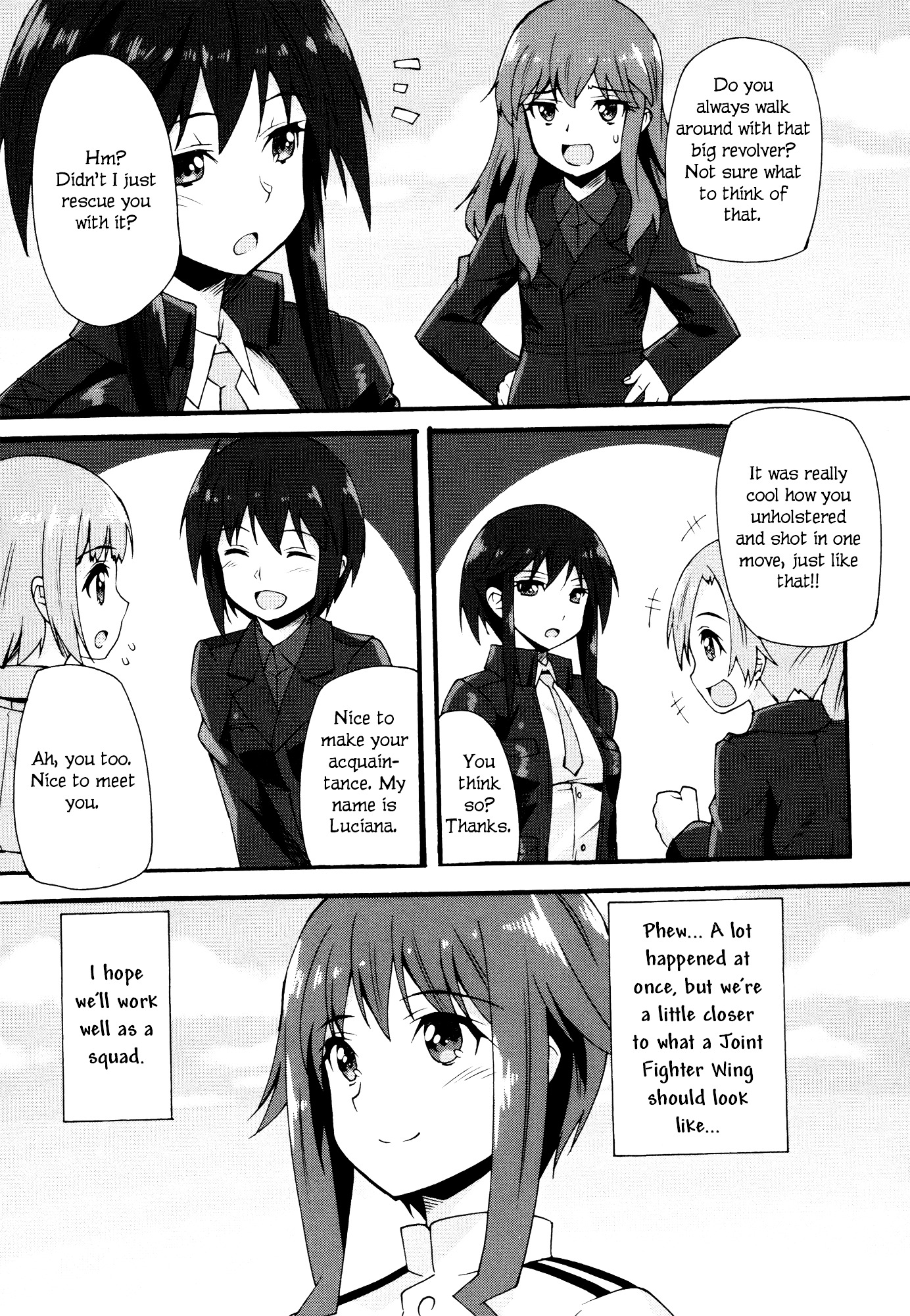 Strike Witches - Kurenai No Majotachi - Vol.1 Chapter 3 : Don (Middle Part)