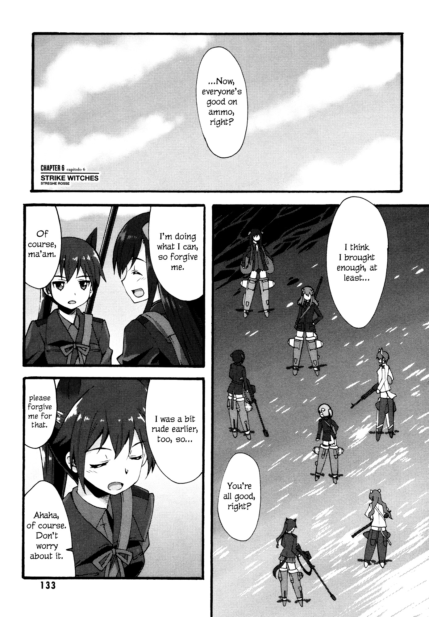 Strike Witches - Kurenai No Majotachi - Vol.1 Chapter 6 : The Two's New Post (Last Part)