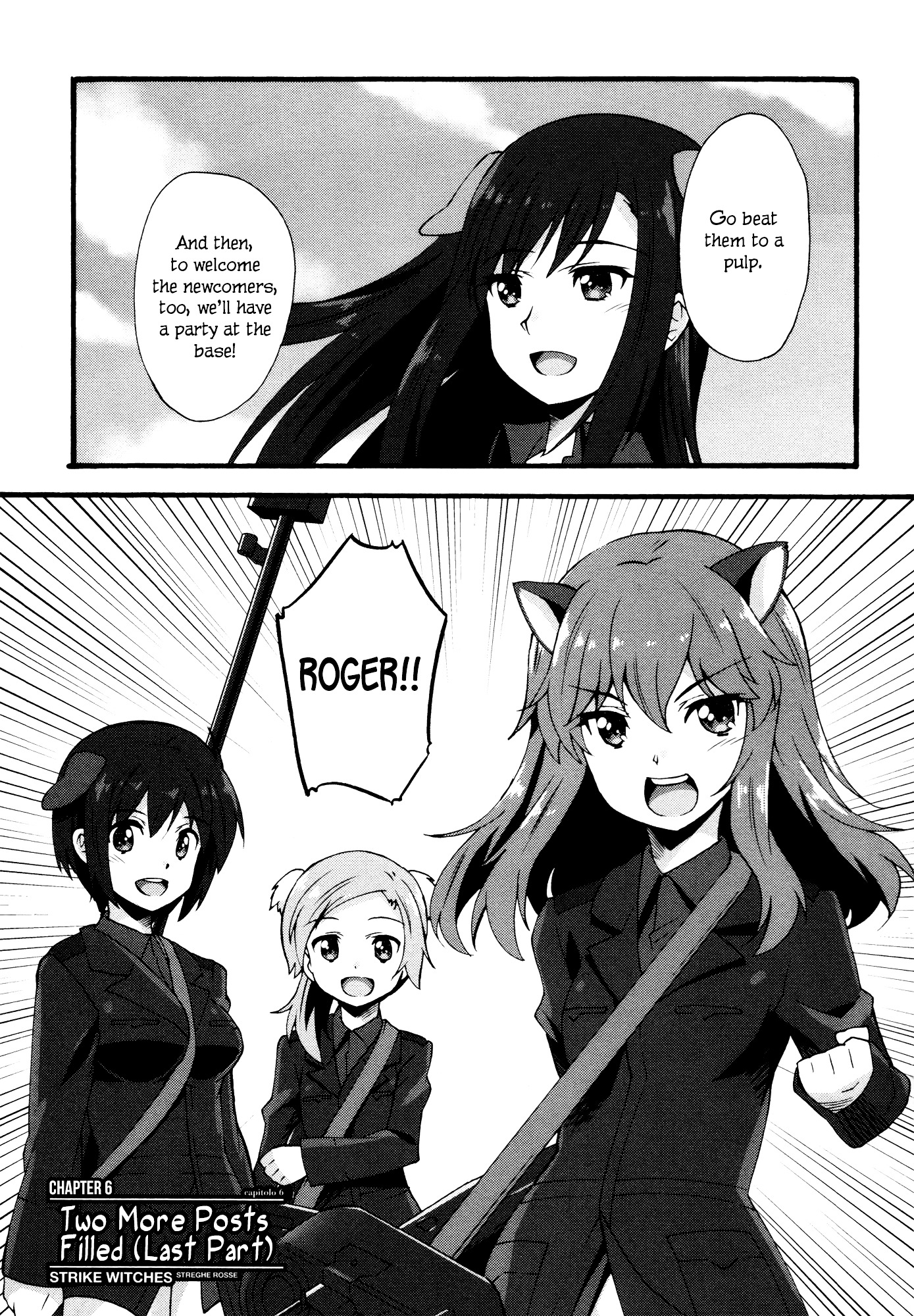 Strike Witches - Kurenai No Majotachi - Vol.1 Chapter 6 : The Two's New Post (Last Part)