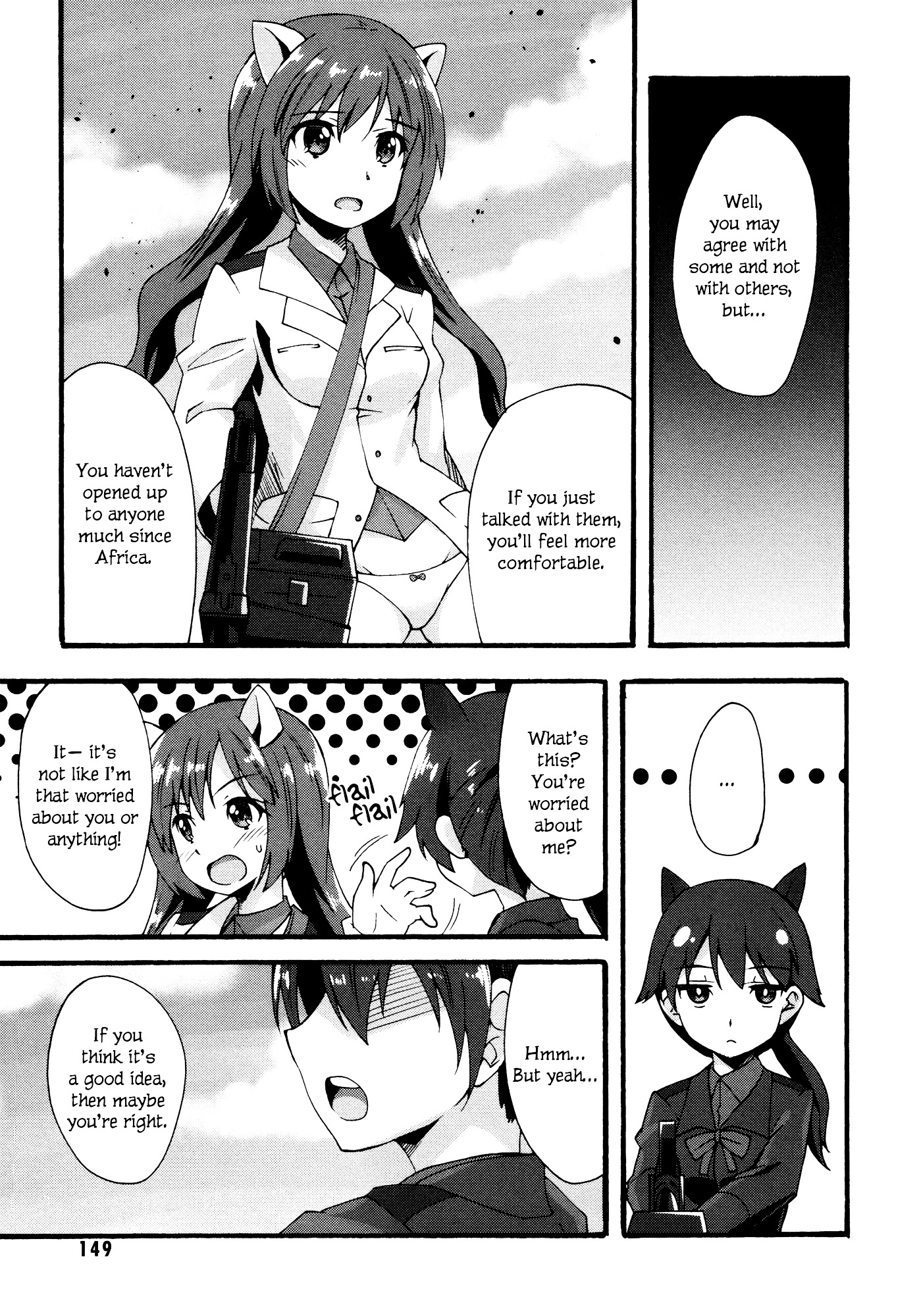 Strike Witches - Kurenai No Majotachi - Vol.1 Chapter 6 : The Two's New Post (Last Part)