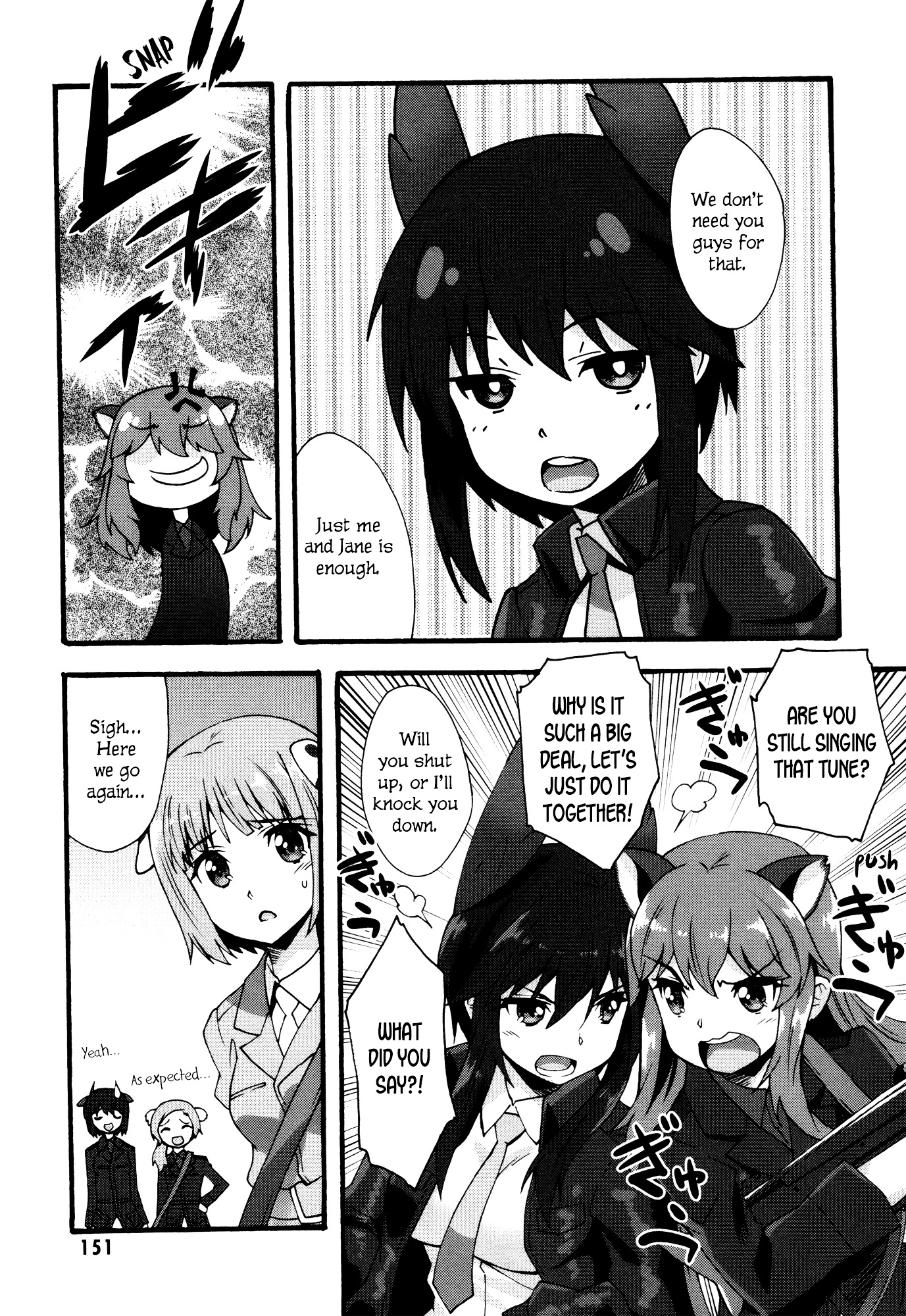 Strike Witches - Kurenai No Majotachi - Vol.1 Chapter 6 : The Two's New Post (Last Part)