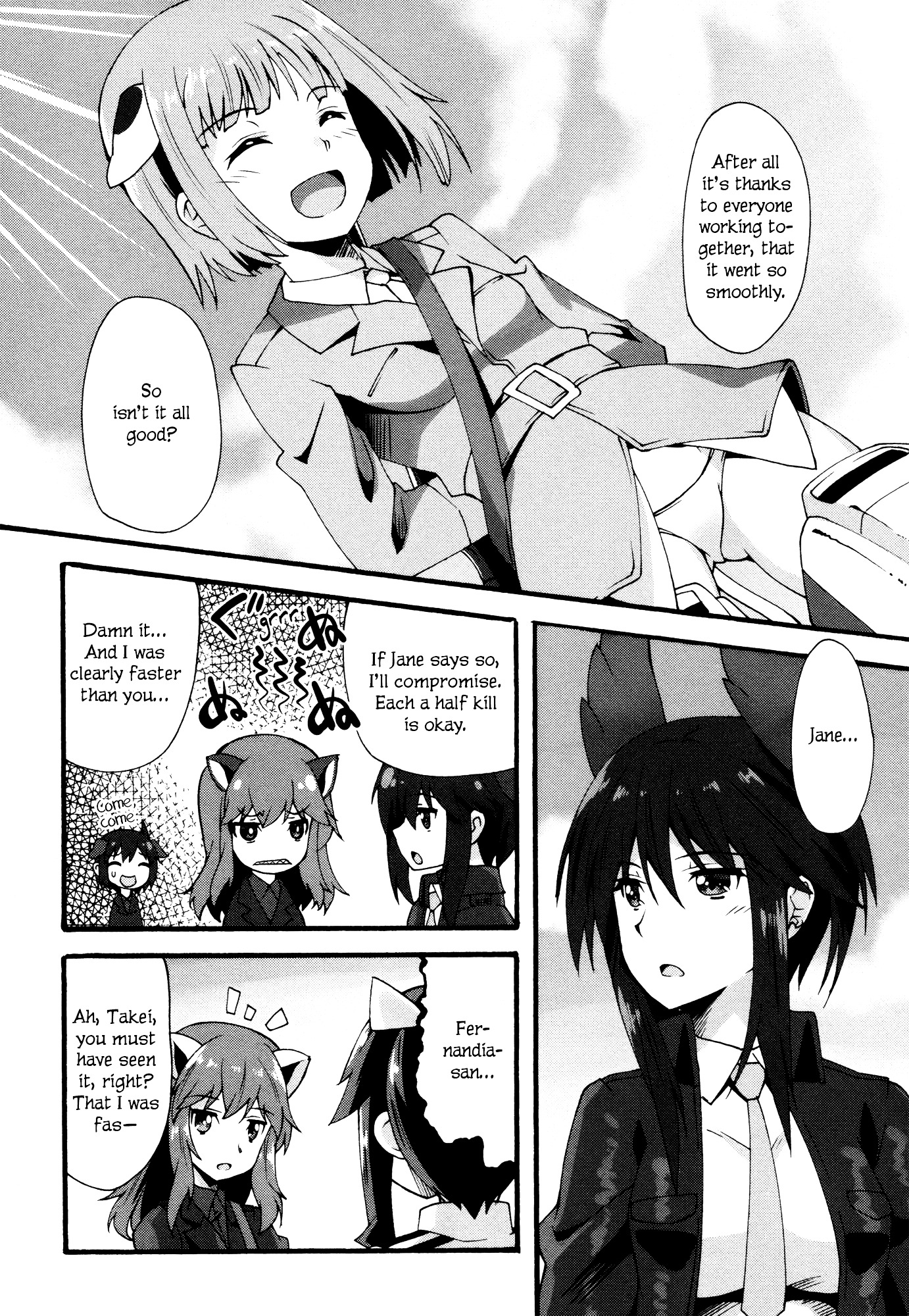 Strike Witches - Kurenai No Majotachi - Vol.1 Chapter 6 : The Two's New Post (Last Part)