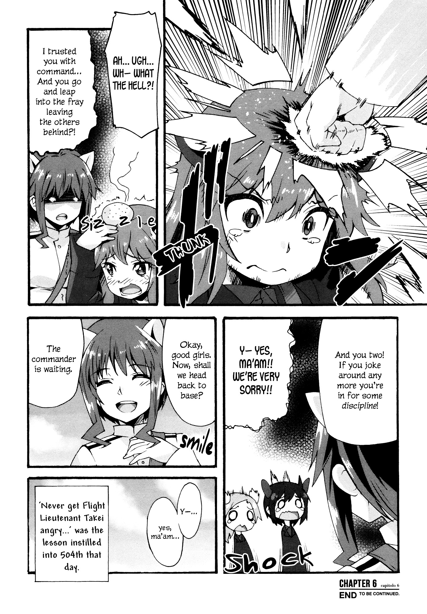 Strike Witches - Kurenai No Majotachi - Vol.1 Chapter 6 : The Two's New Post (Last Part)