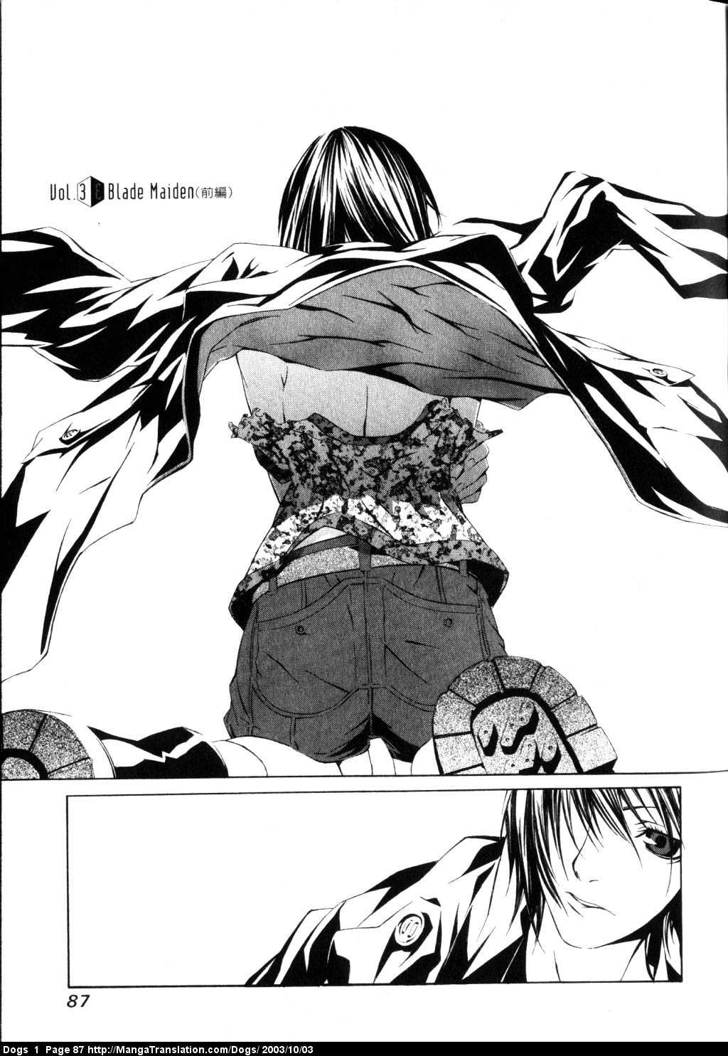 Dogs: Stray Dogs Howling In The Dark - Vol.1 Chapter 3 : Blade Maiden