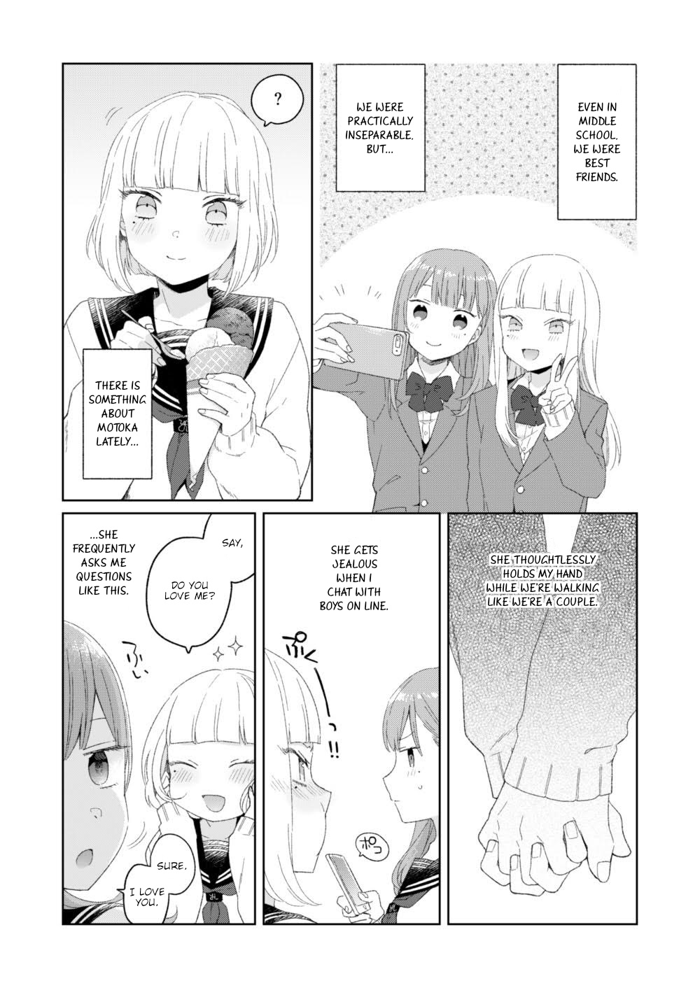 I Suspect My Childhood Friend Is A Lesbian - Chapter 1