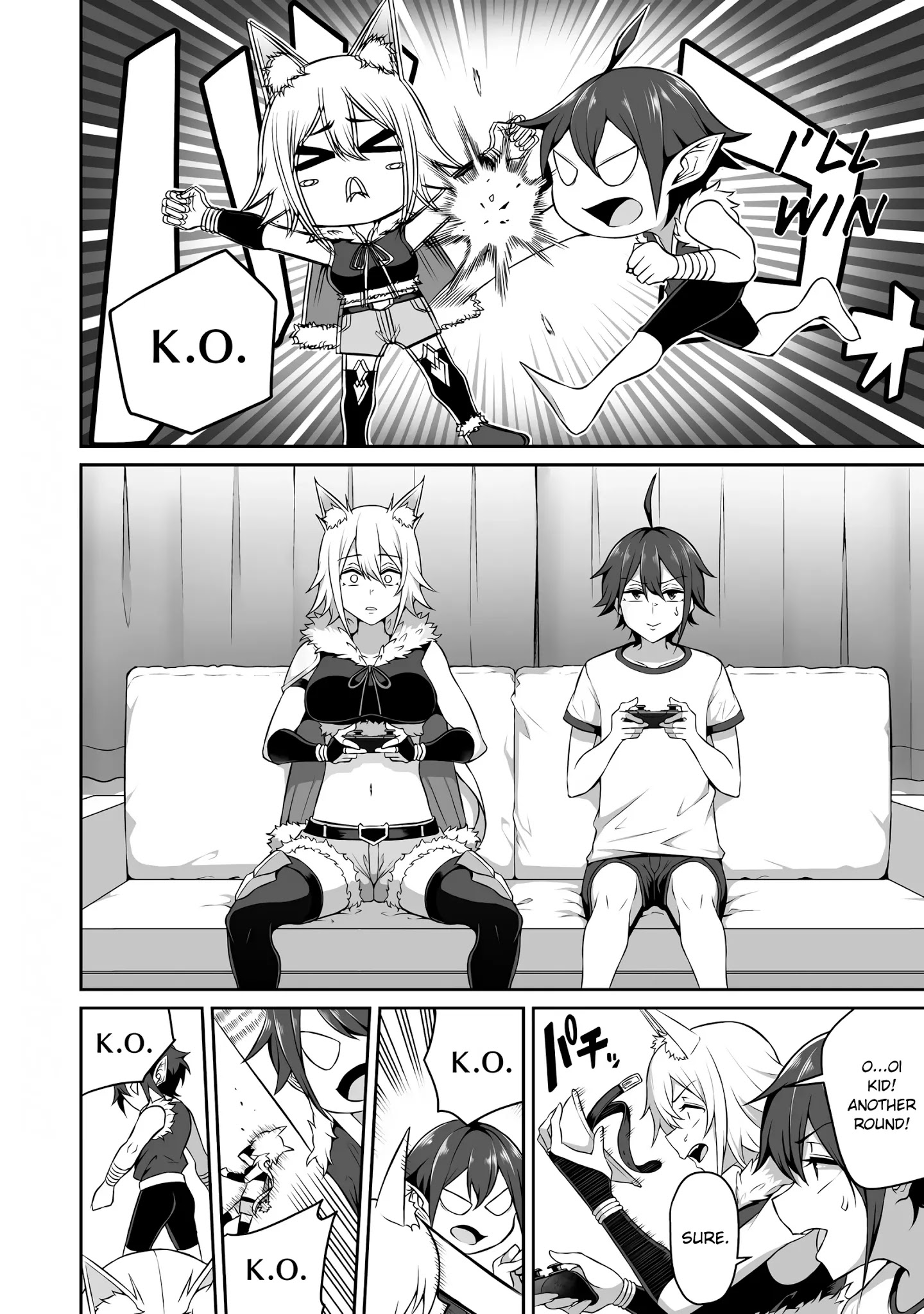 Douyara Boku No Hanayome Wa Onna Kishidan Na You De. - Chapter 3: Female Knight, Stripping In A Game!